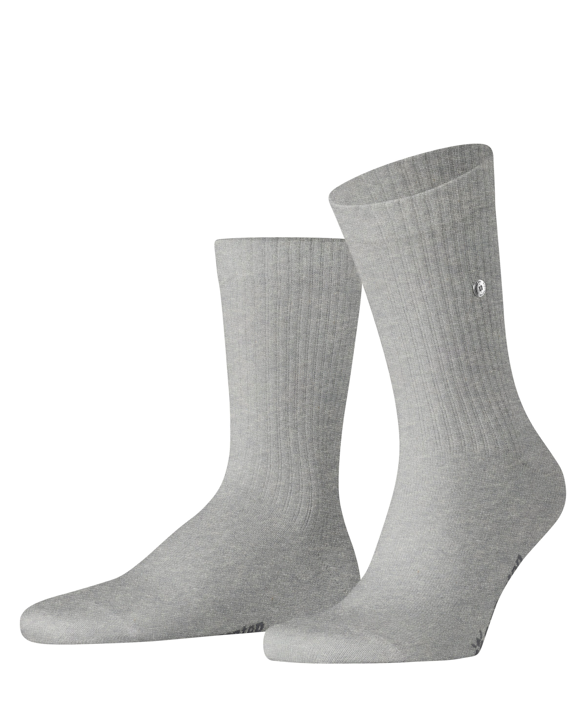 Burlington Socken "Bond Street" Einheitsgröße 40-46, modische Rippenstrucktur, Burlington-Clip