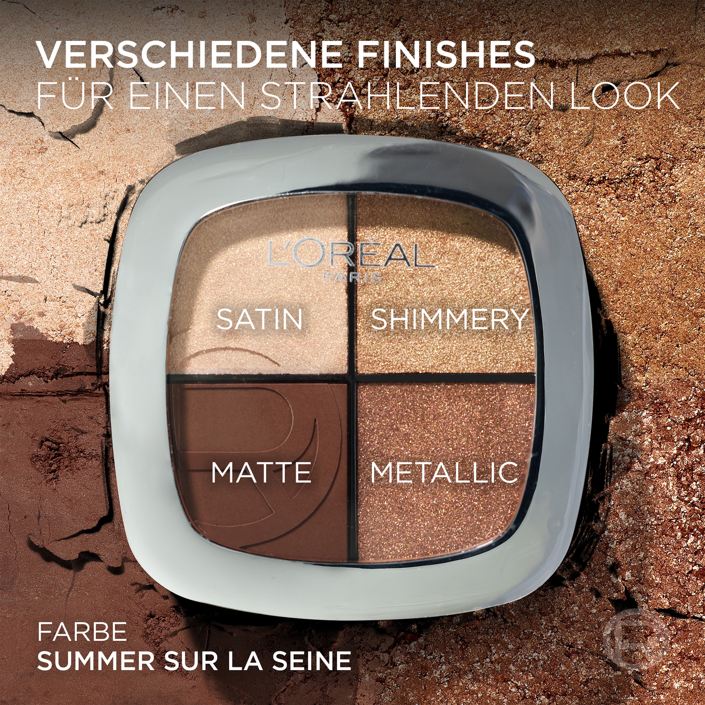 L'ORÉAL PARIS Lidschatten-Palette »L'Oréal Paris Rendez-Vous Couleur Eye & Cheek Quad«