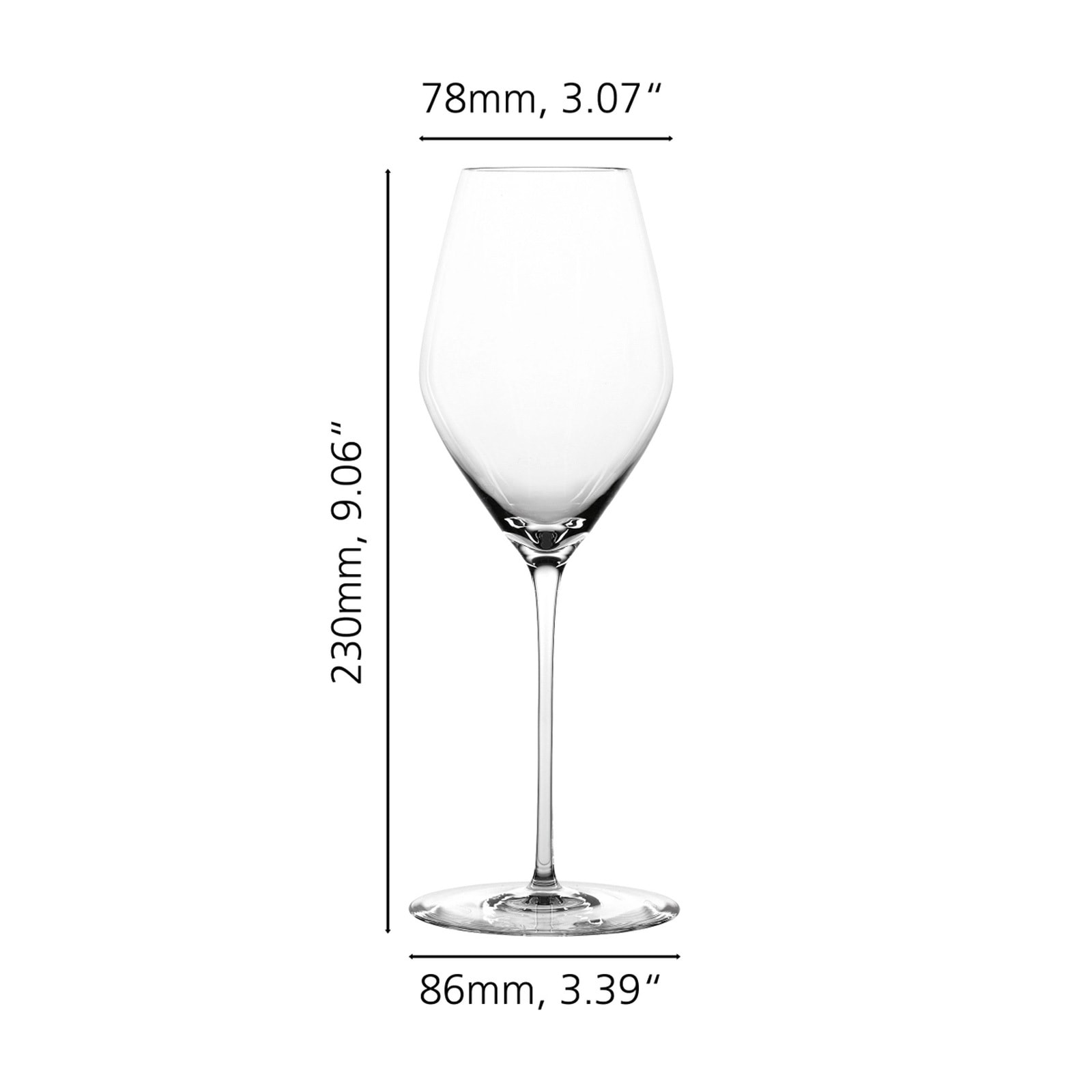 SPIEGELAU Champagnerglas »Champagnergläser Hi-Lite 347 ml 2er Set transparent«