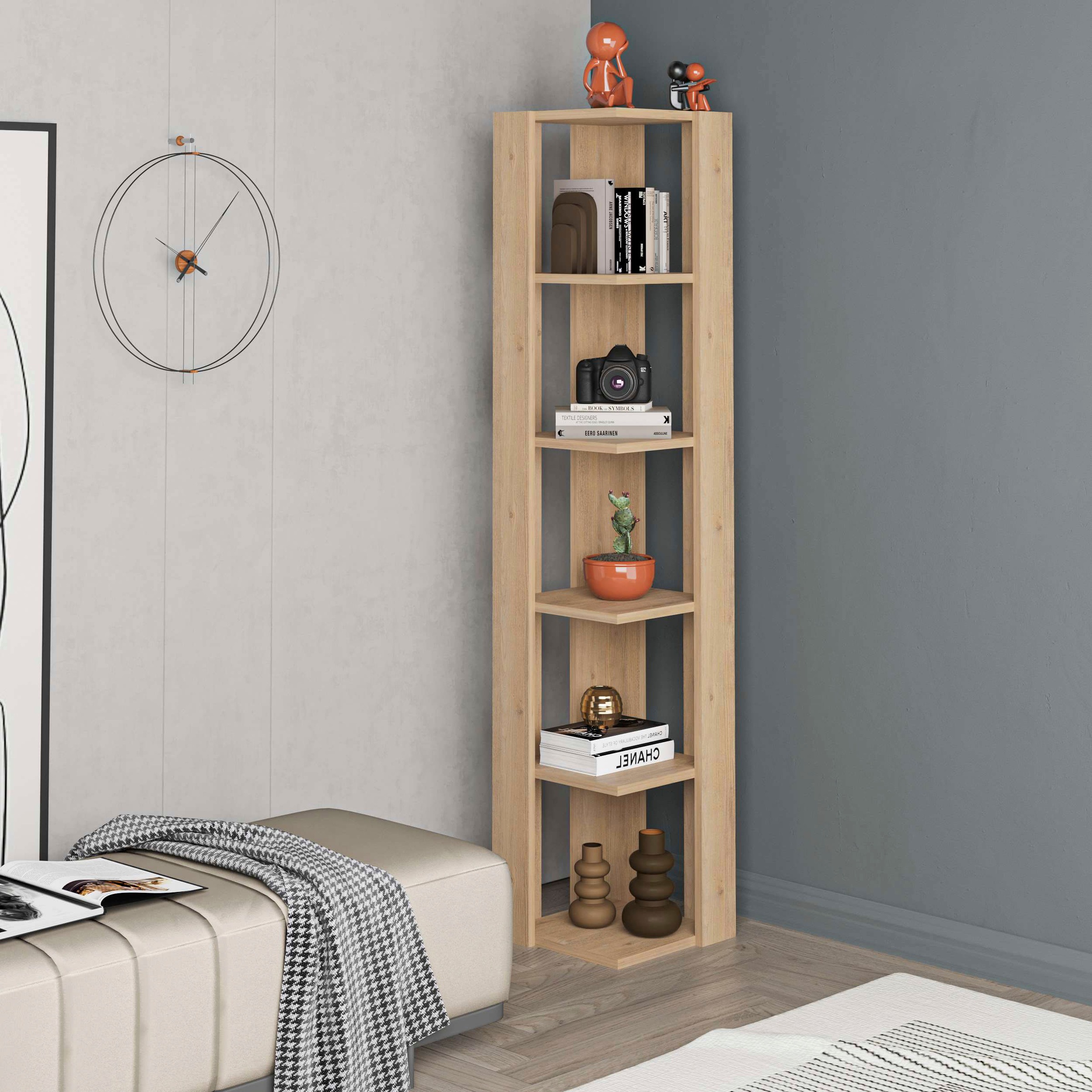 Decortie Eckregal "Nati Eckregal", (Packung), Leichte Montage, Lagerung, Pl günstig online kaufen