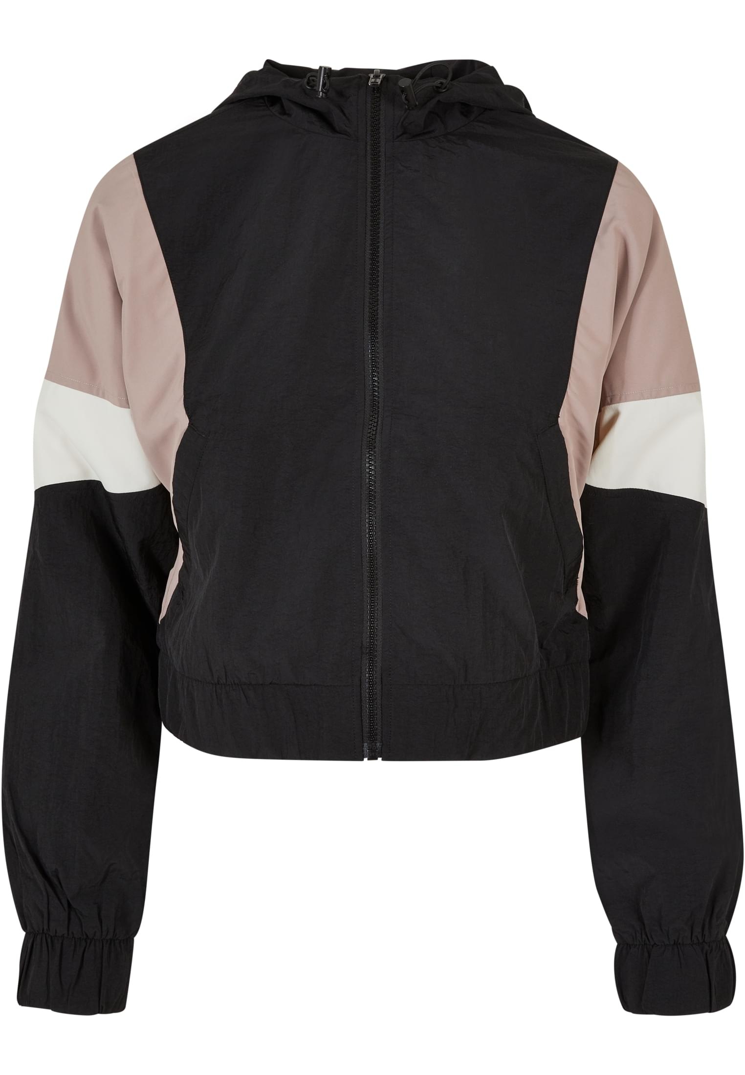CLASSICS Crinkle online BAUR URBAN | »Damen (1 Short St.), Jacket«, Kapuze 3-Tone ohne Outdoorjacke Ladies kaufen