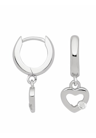 Adelia´s Paar Ohrhänger »1 Paar 925 Silber Ohrringe / Creolen mit Zirkonia Ø 11,7 mm«,... kaufen
