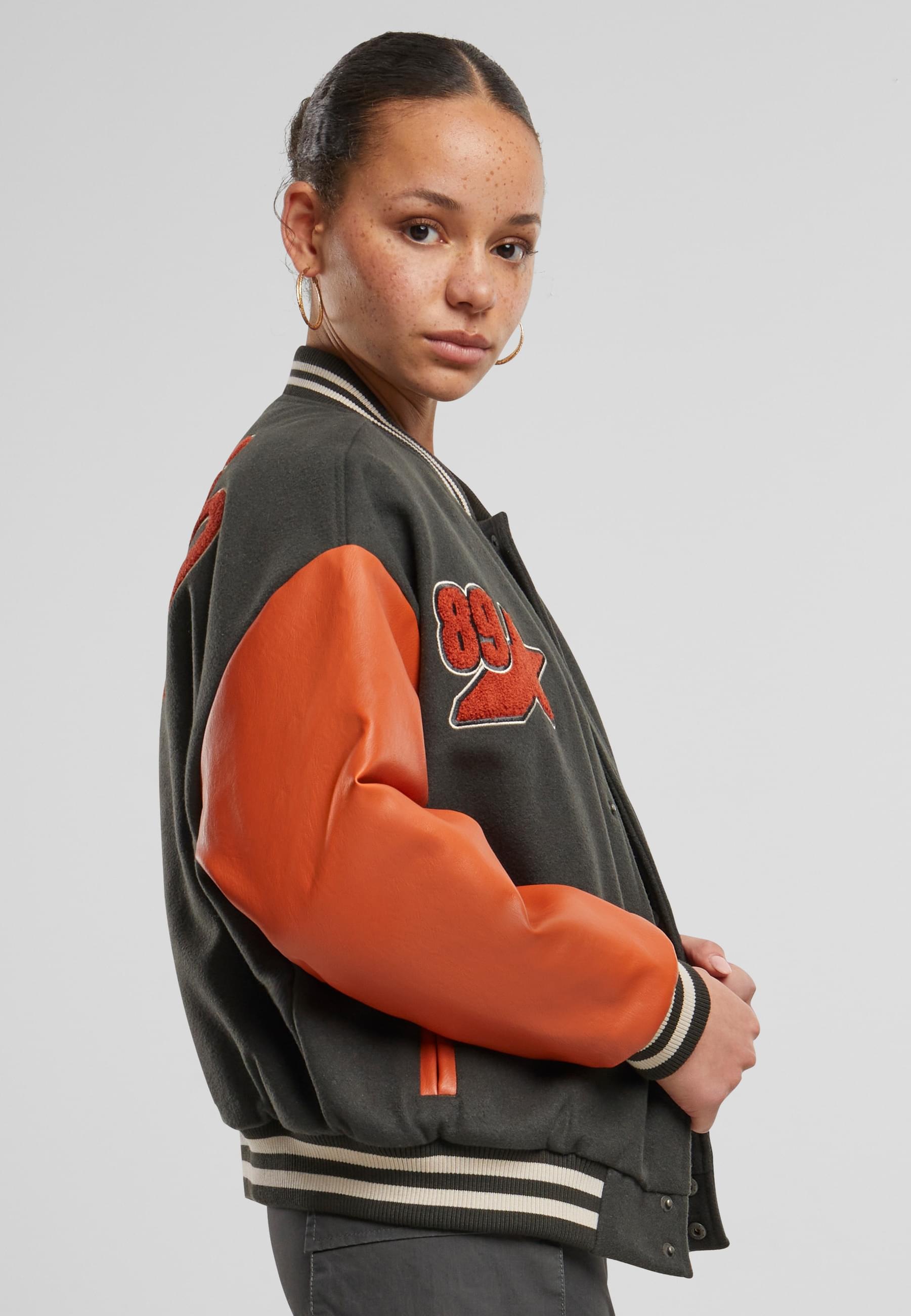 Karl Kani Collegejacke »Karl Kani Karl Kani Retro Patch Star Logo OS College Jacket«, (1 St.), ohne Kapuze