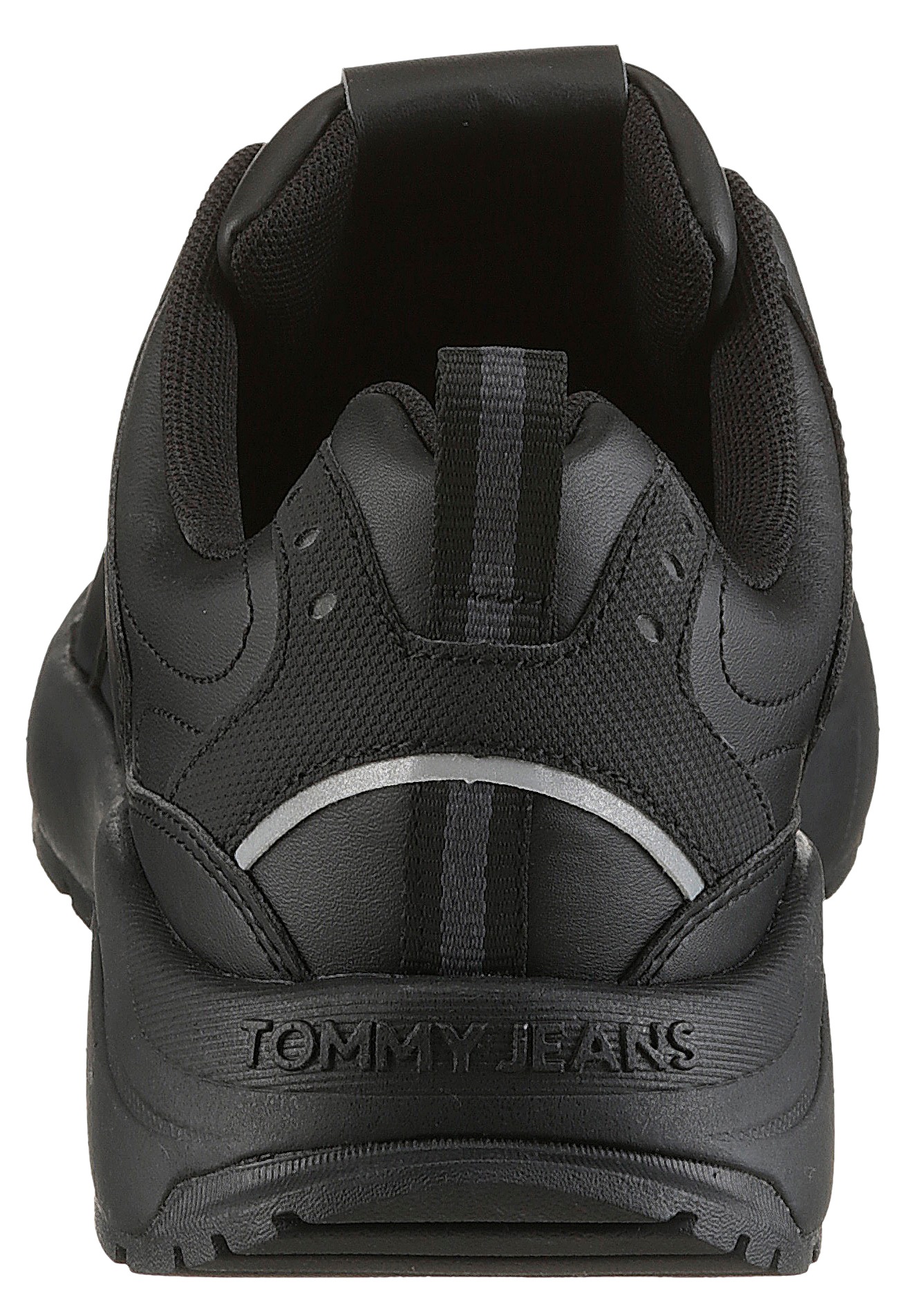 Tommy Jeans Sneaker »TJM RUNNER LEATHER«, Freizeitschuh, Halbschuh, Schnürschuh mit reflektierenden Details