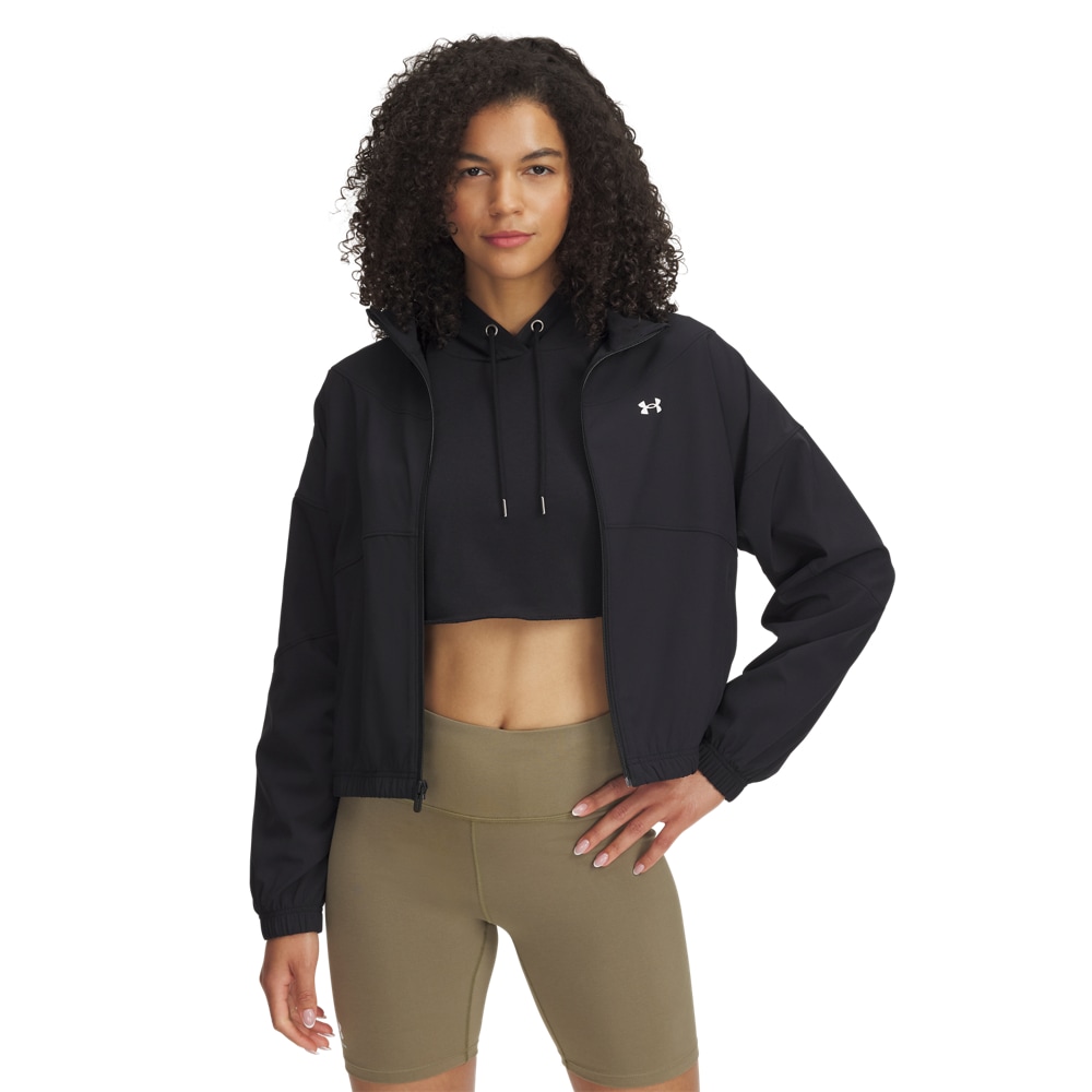 Under Armour Funktionsshirt "UA RIVAL WOVEN JACKET" mit Elasthan-Anteil, leichtes Material