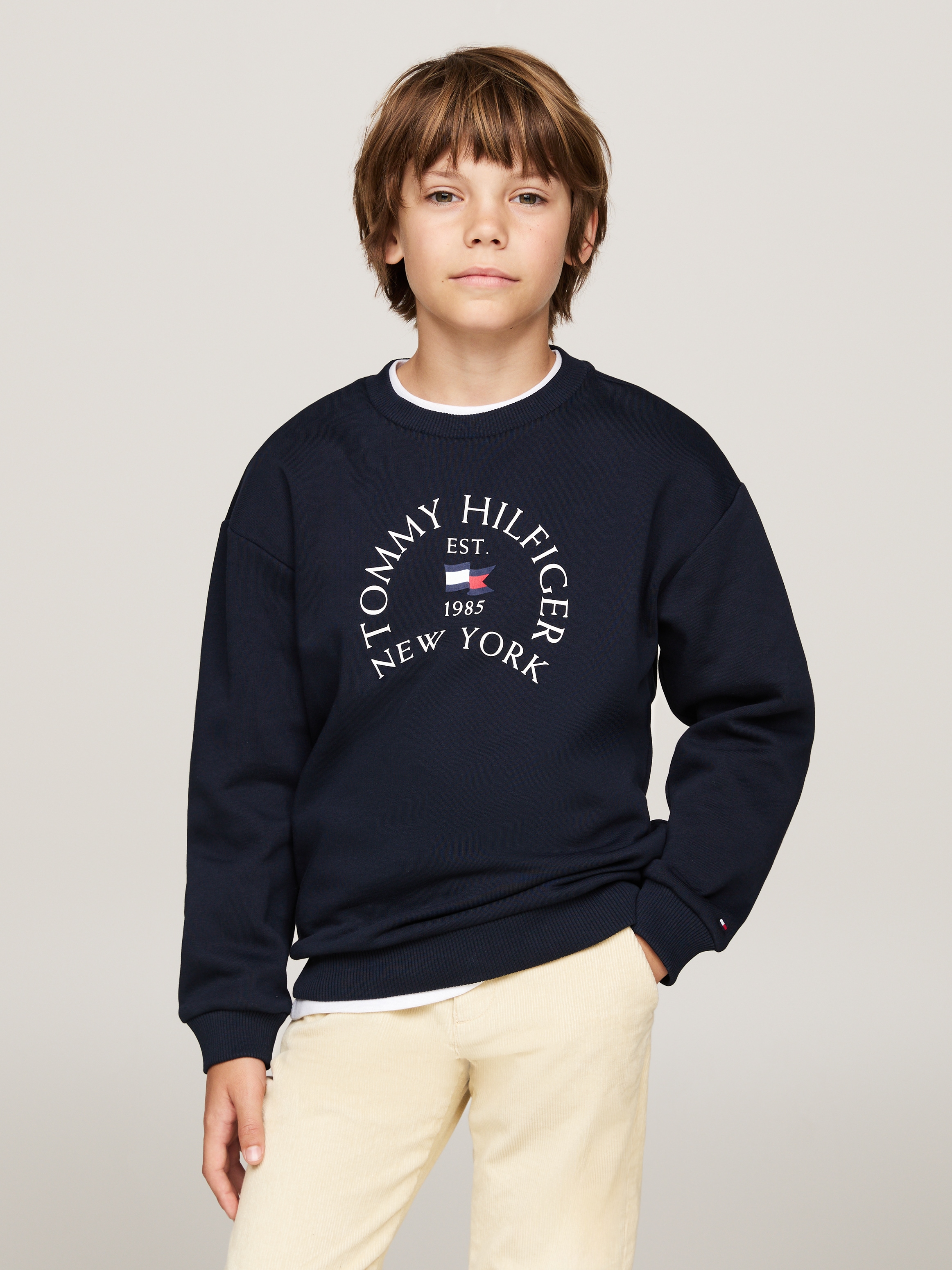 Sweatshirt »NAUTICAL ARCH PRINT FLEECE CN«, mit Print