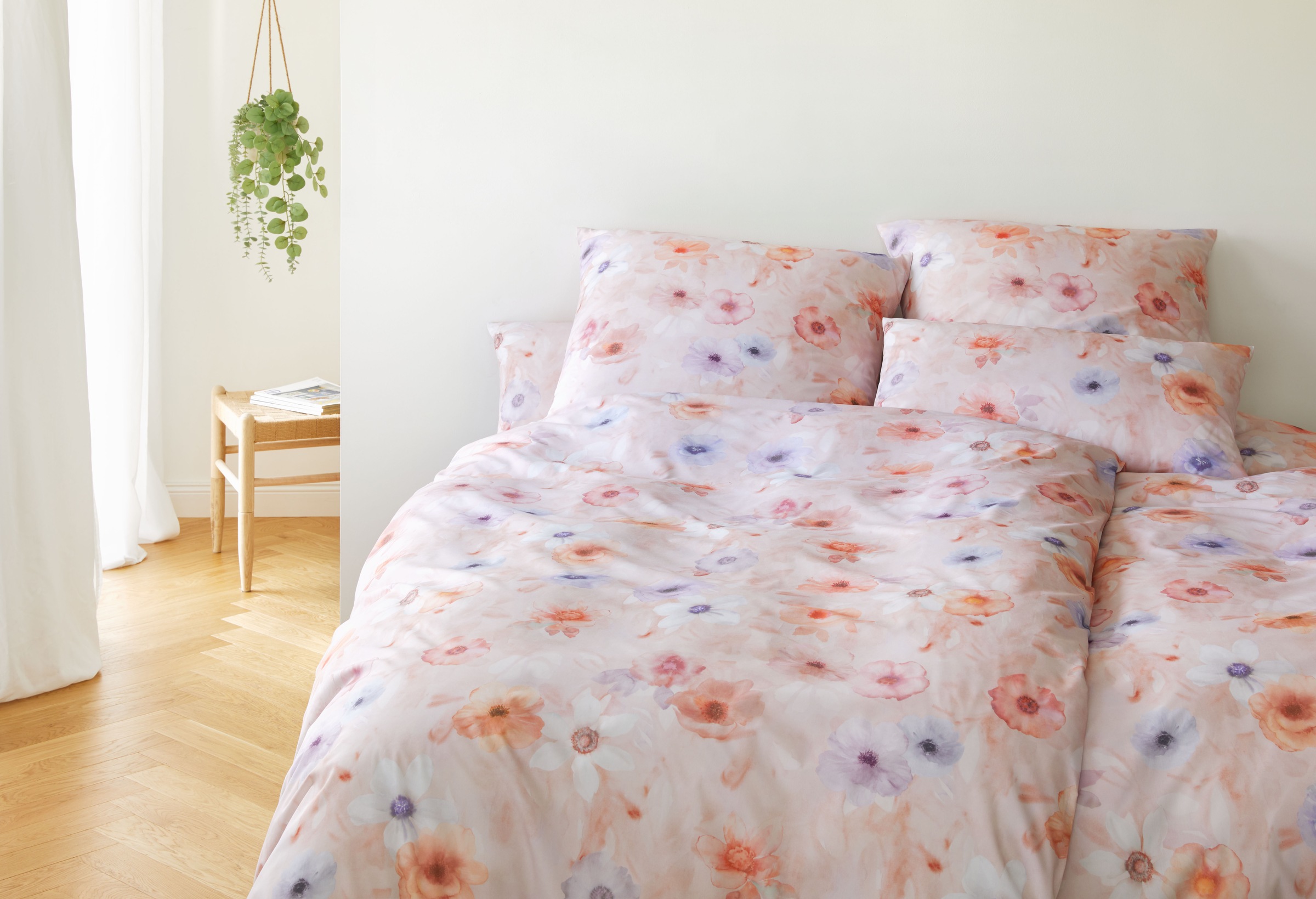 Elegante Bettwäsche "Pastel Jersey" 2 Stk. angenehmes Hautgefühl günstig online kaufen