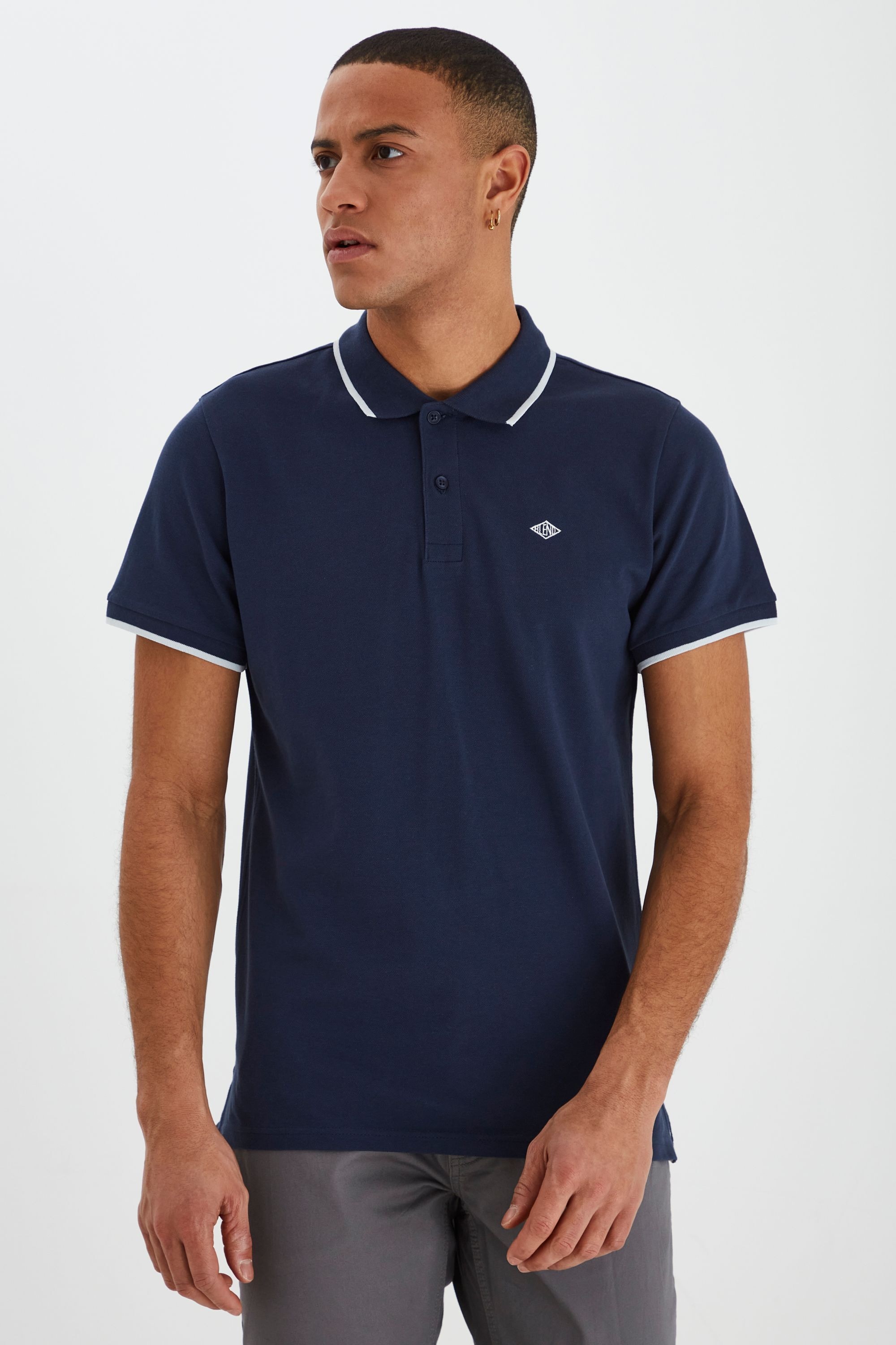Blend Poloshirt "BHAlsek", Poloshirt mit Stickerei günstig online kaufen