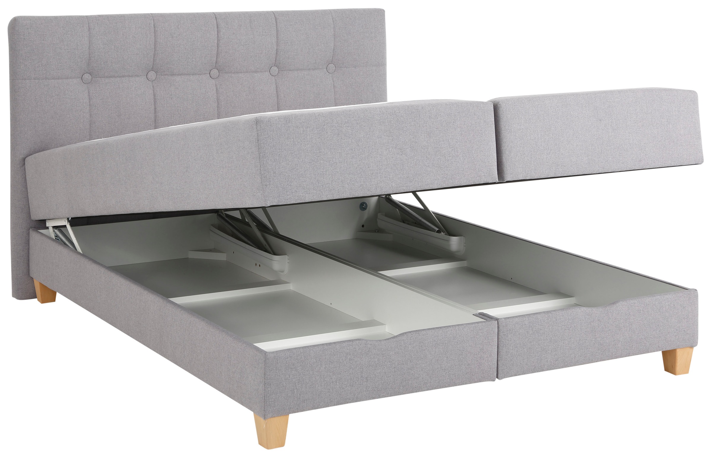 Home affaire Boxbett »Lonrai«, in H2,H3 & H4 und XXL - Überlänge 220cm wählbar, inkl. Topper