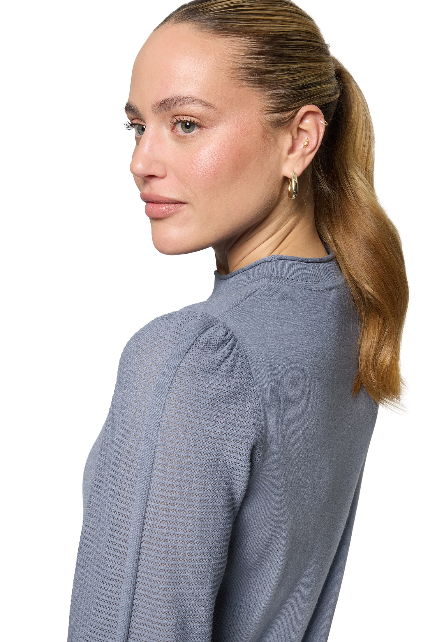 Zero Strickpullover »Damen mit hohem Kragen« 1 tlg. Plain/ohne Details