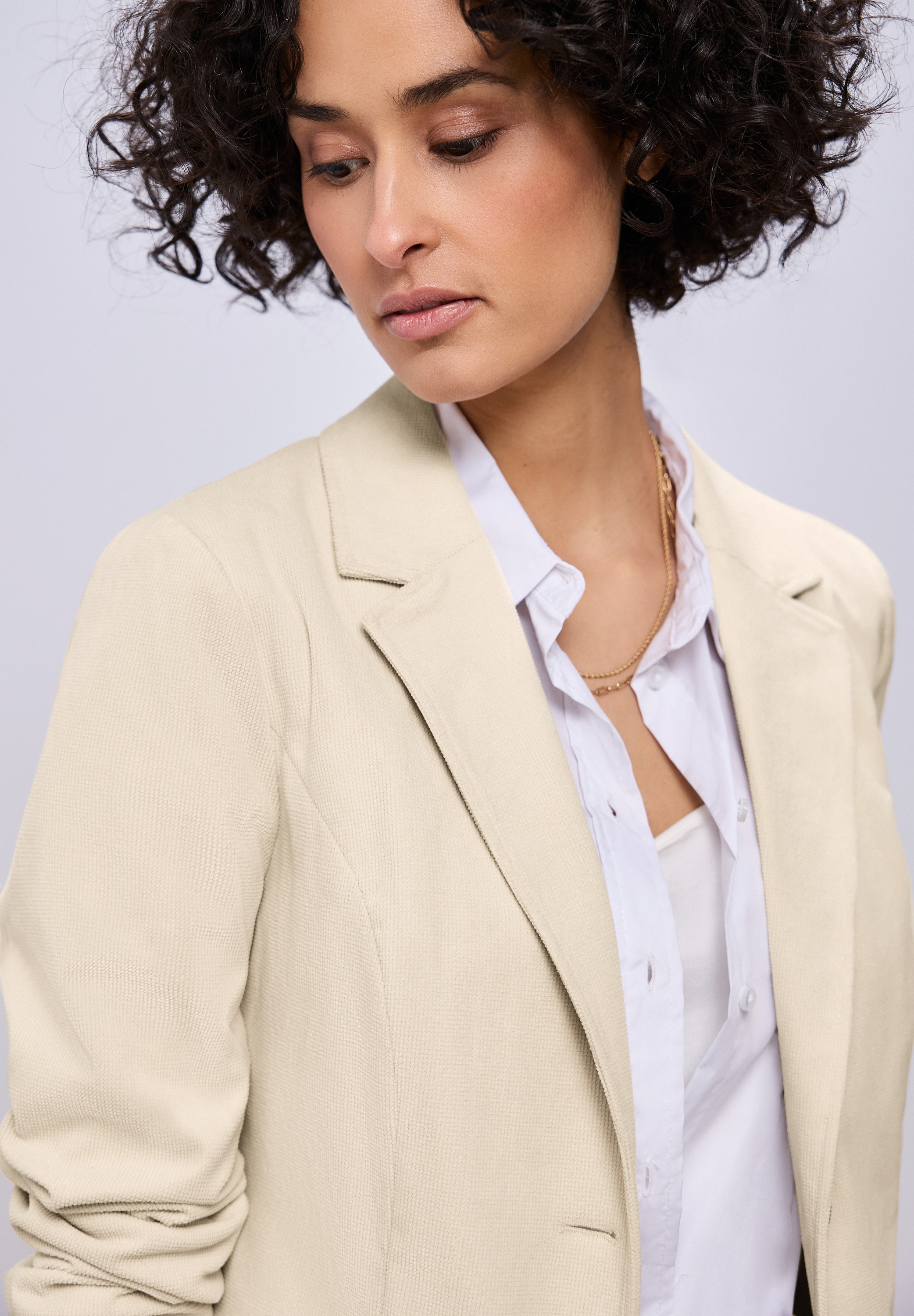 Thumbnail - STREET ONE Longblazer im langen Schnitt mit Struktur