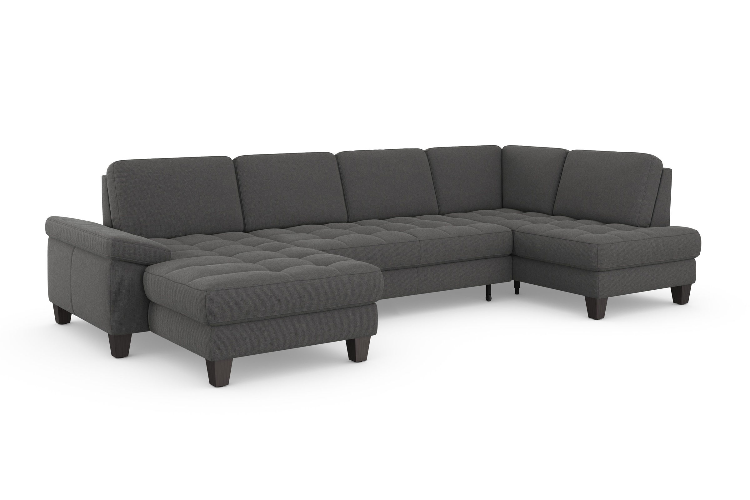 sit&more Wohnlandschaft »Westham U-Form«, wahlweise mit Bettfunktion, Bettkasten, Sitztiefenverstellung