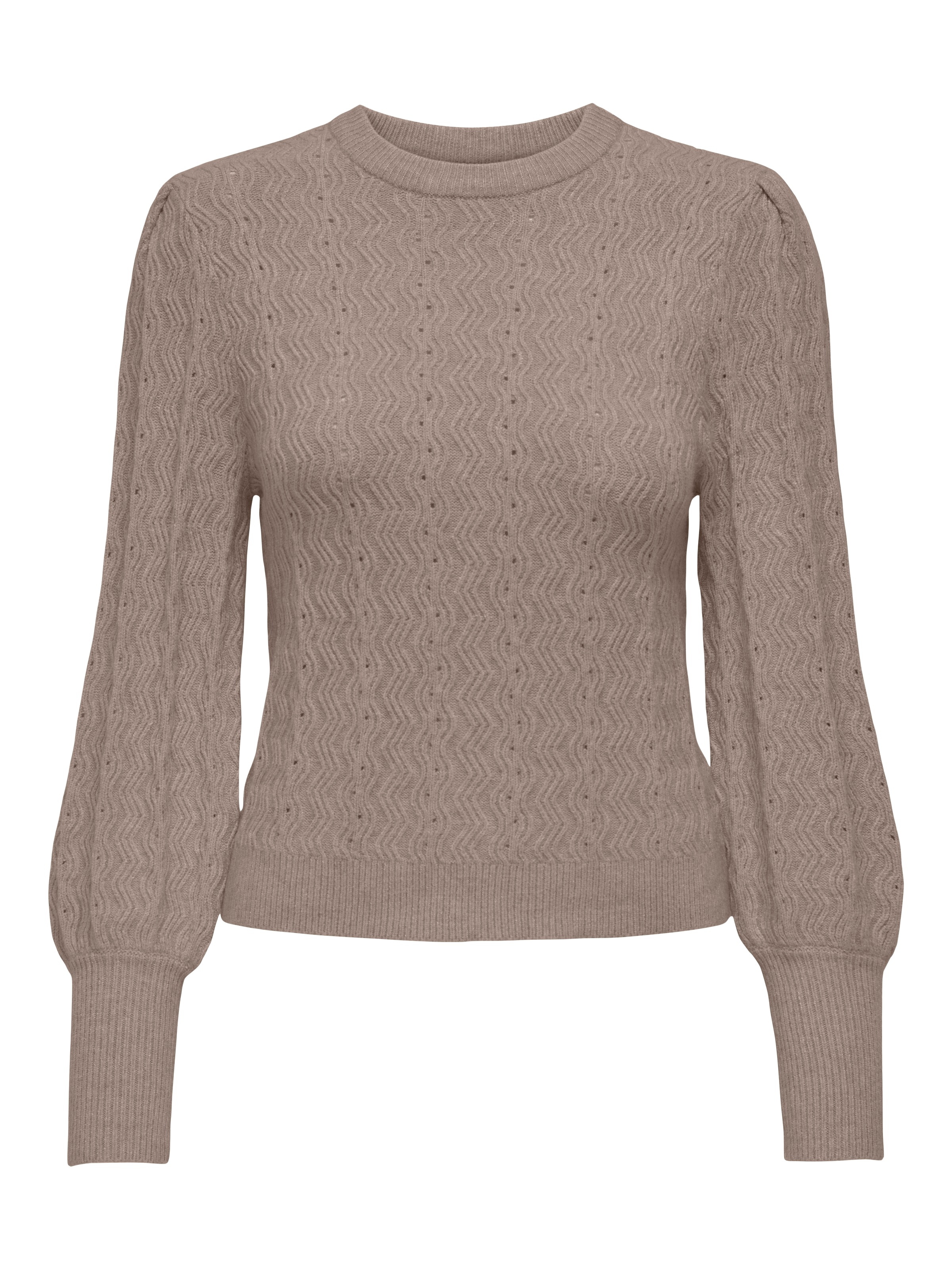 ONLY Rundhalspullover "ONLKATIA LS STRUC PUFF ONECK CC KNT" günstig online kaufen