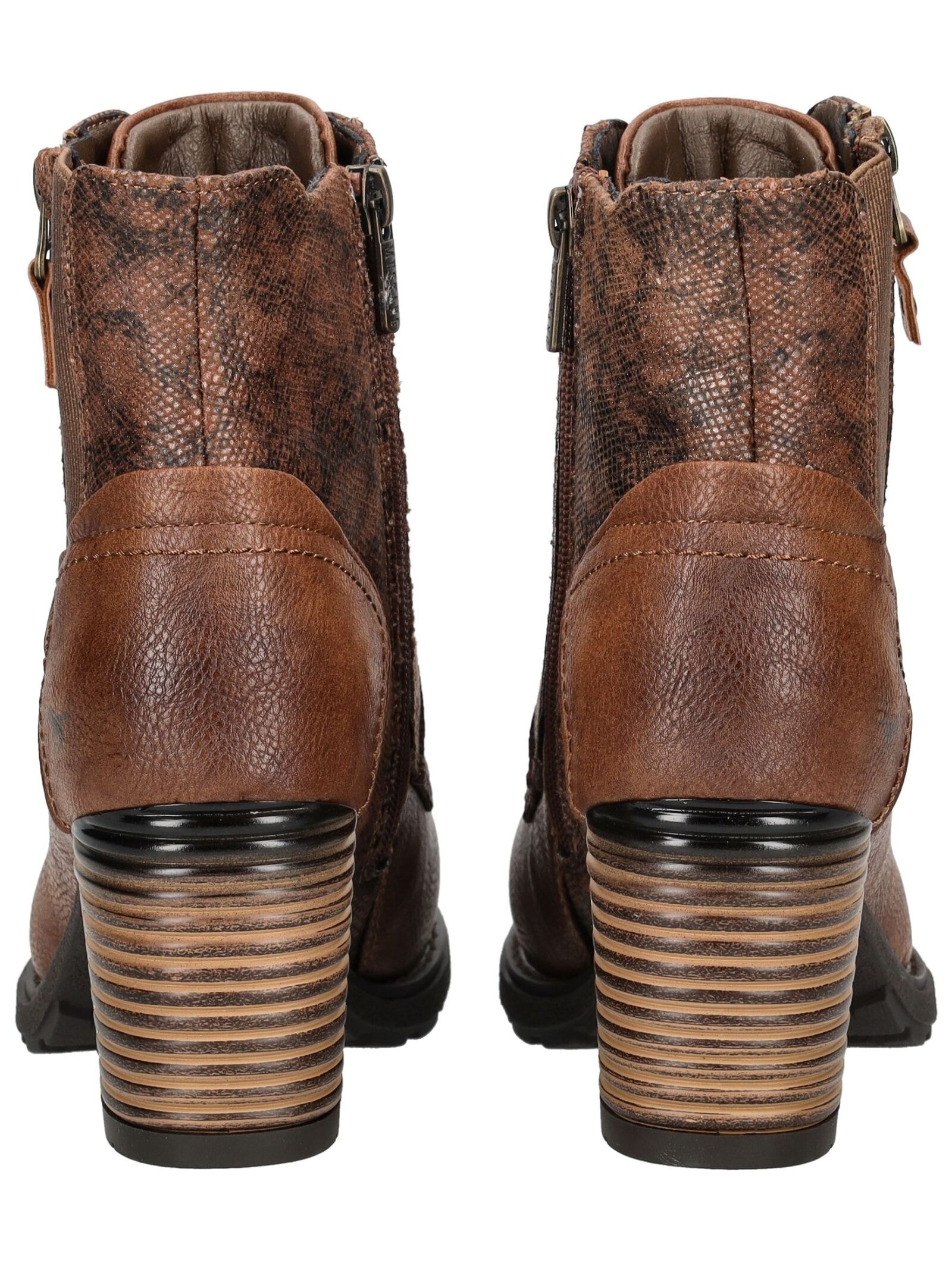 Mustang Shoes High-Heel-Stiefelette »Mustang Shoes Stiefelette Lederimitat/Textil«