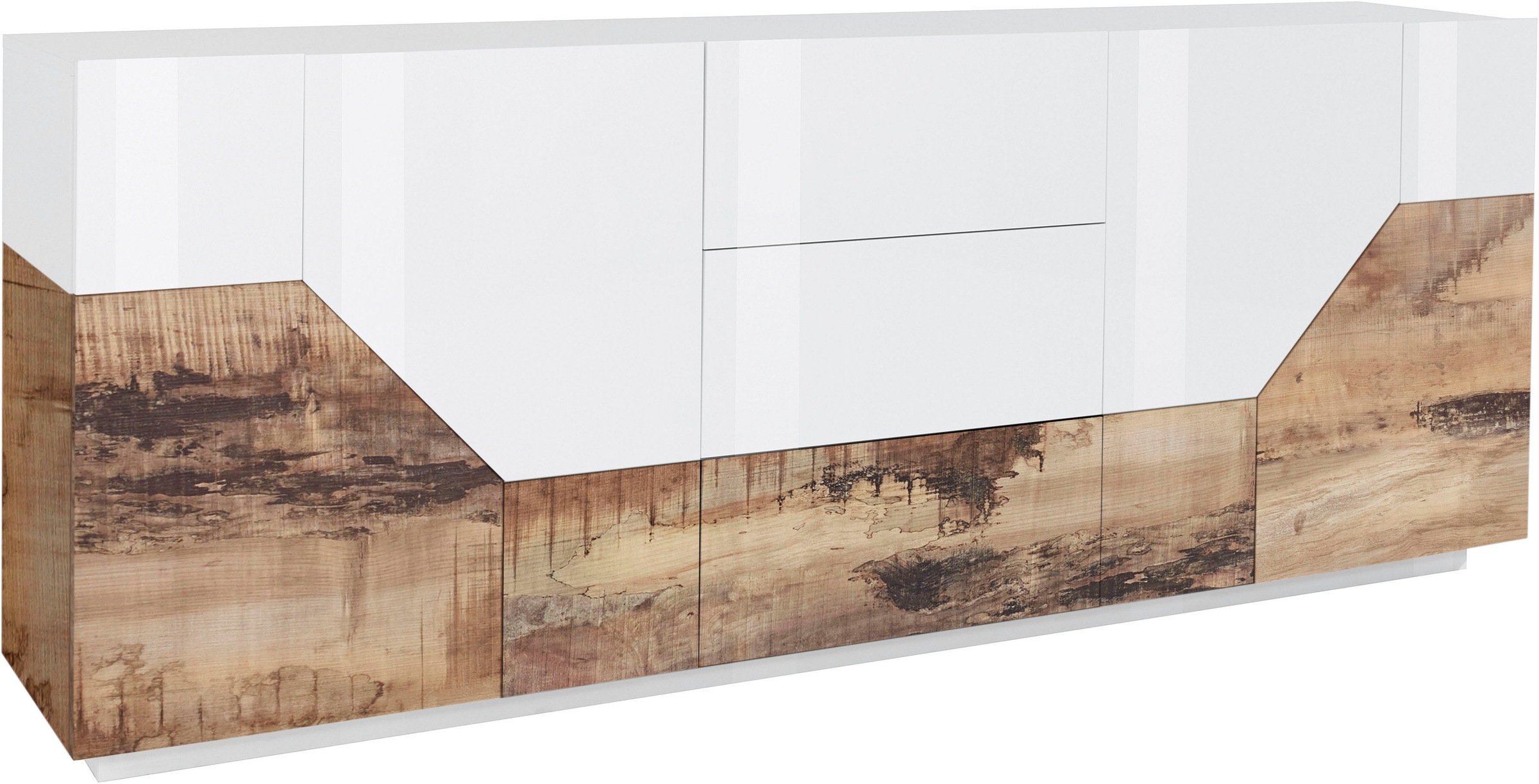 INOSIGN Sideboard "ALIEN-Kommode, Schrank, Anrichte mit 4 Türen und 3 Schub günstig online kaufen