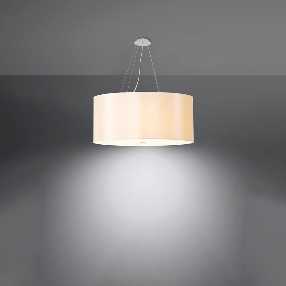 SOLLUX lighting Kronleuchter »OTTO«, 6 flammig, Leuchtmittel E27 | ohne Leuchtmittel, Slush -Einstellung
