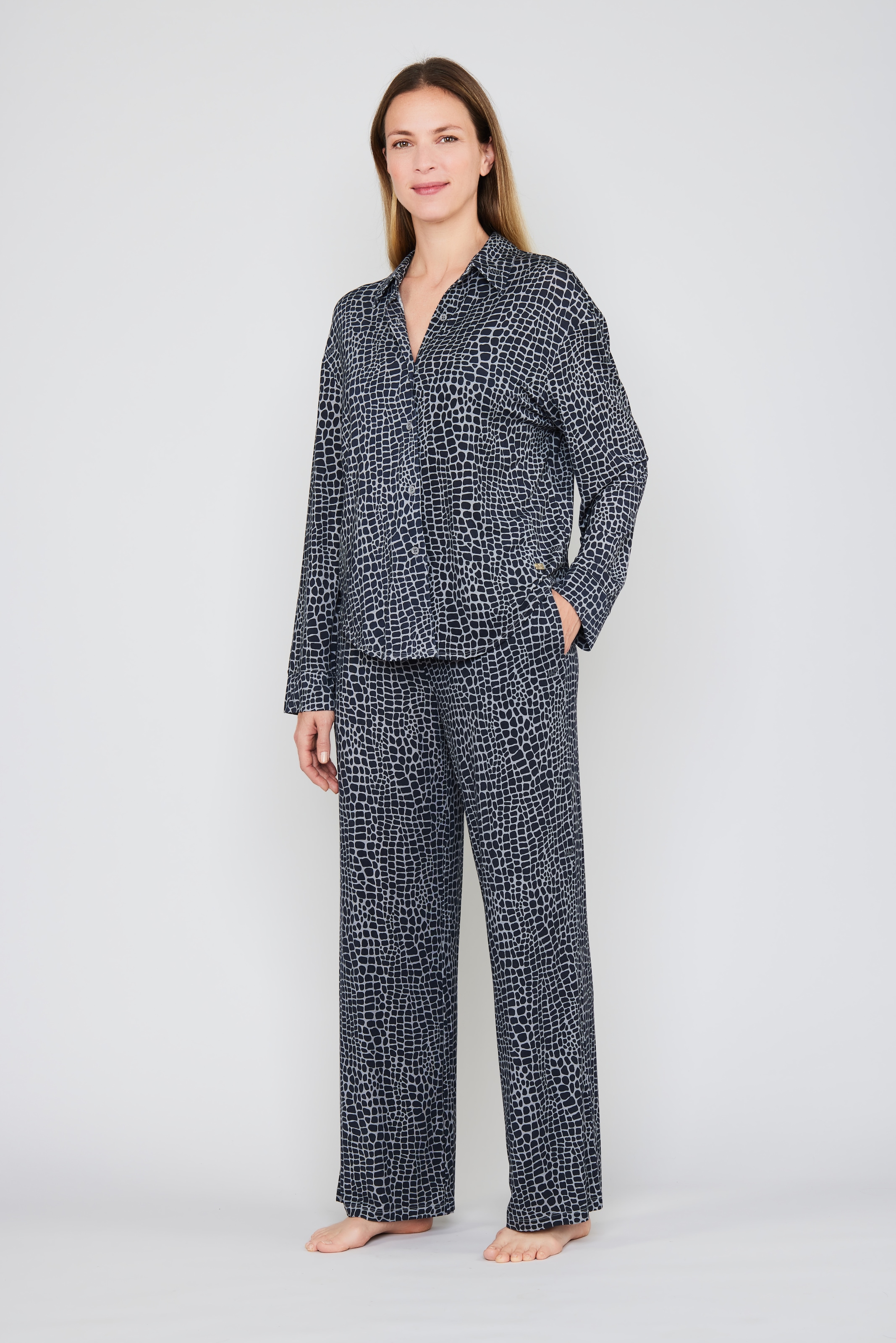 JOOP! Pyjamahose »Luxe Modal Printed«