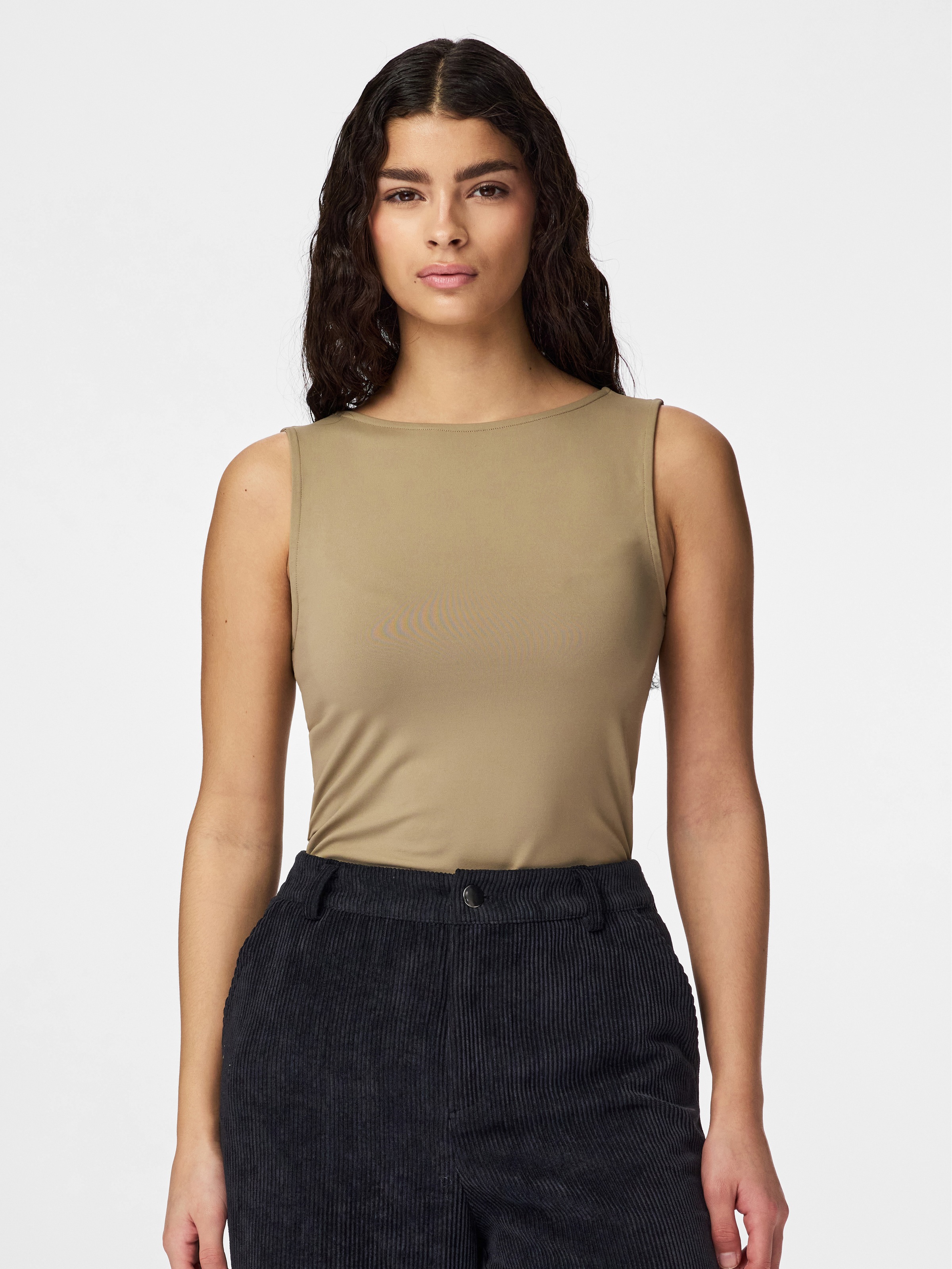 pieces Tanktop "PCLULA SL REVERSIBLE TANKTOP JRS NOOS" Materialmix günstig online kaufen