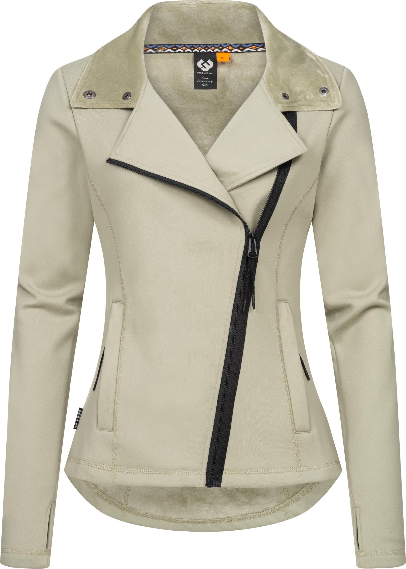 Ragwear Sweatjacke "Saskie", Modische Damen Kapuzenjacke mit kuschlig weichem Innenfutter