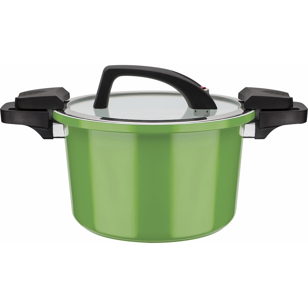 GSW Dampfgartopf »ceramica green«, Aluminium, (1 tlg.)