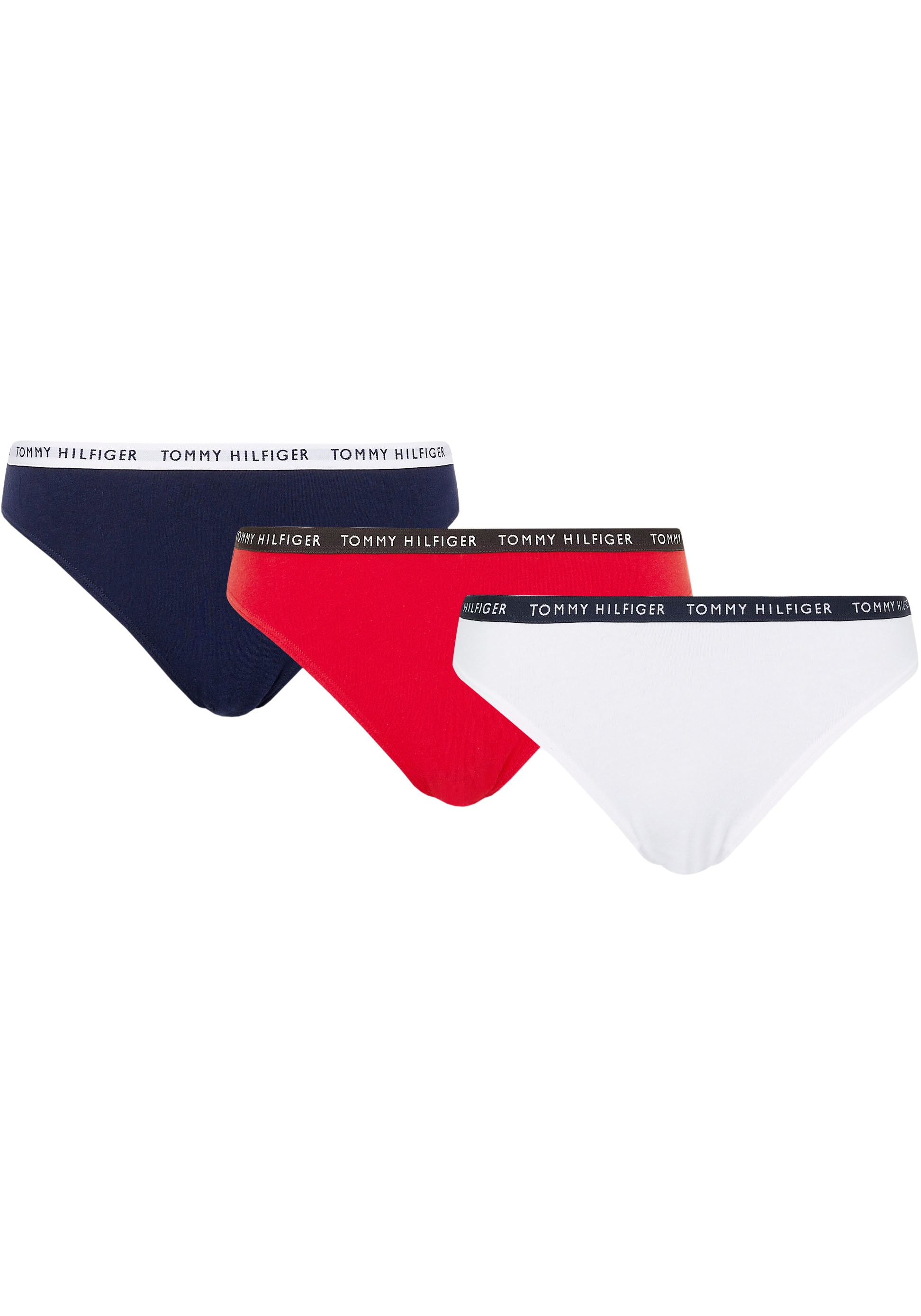 Tommy Hilfiger Underwear Bikinislip 3 Stk. mit schmalem Logobündchen günstig online kaufen