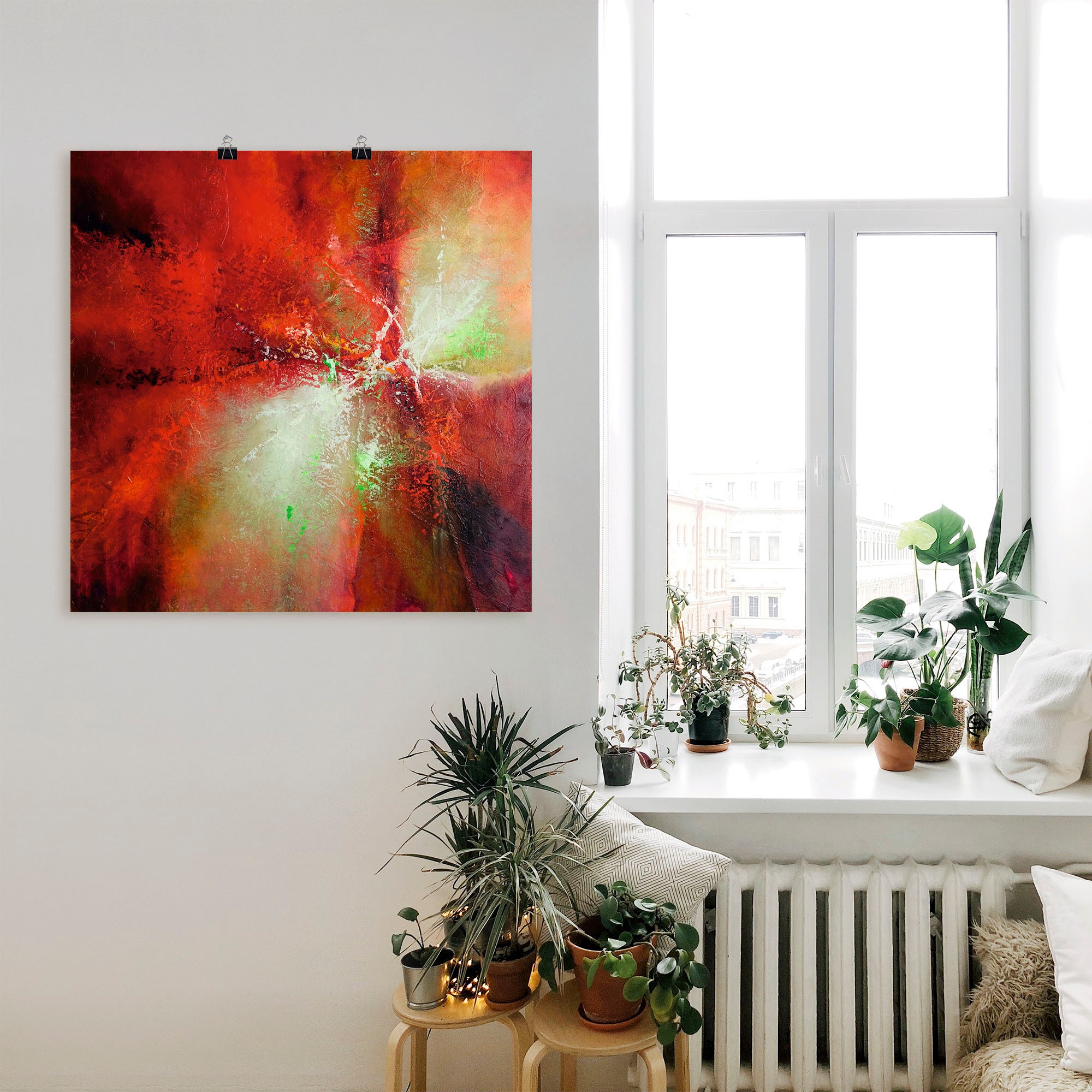 Artland Wandbild »Energie«, Gegenstandslos, (1 St.), als Leinwandbild, Poster in verschied. Größen