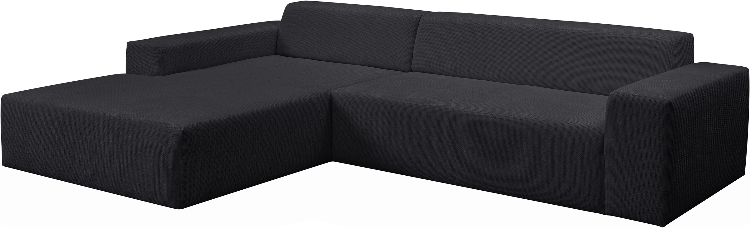 WERK2 Ecksofa »Zeus-XL, Mega-Sofa mit großer Sitztiefe, Stellmaße 311cm x 210cm«, Curvy Trend Garnitur mit urbaner Optik, bequem, Big-Sofa, L-Form