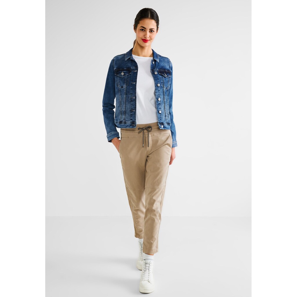 STREET ONE Jeansjacke, ohne Kapuze