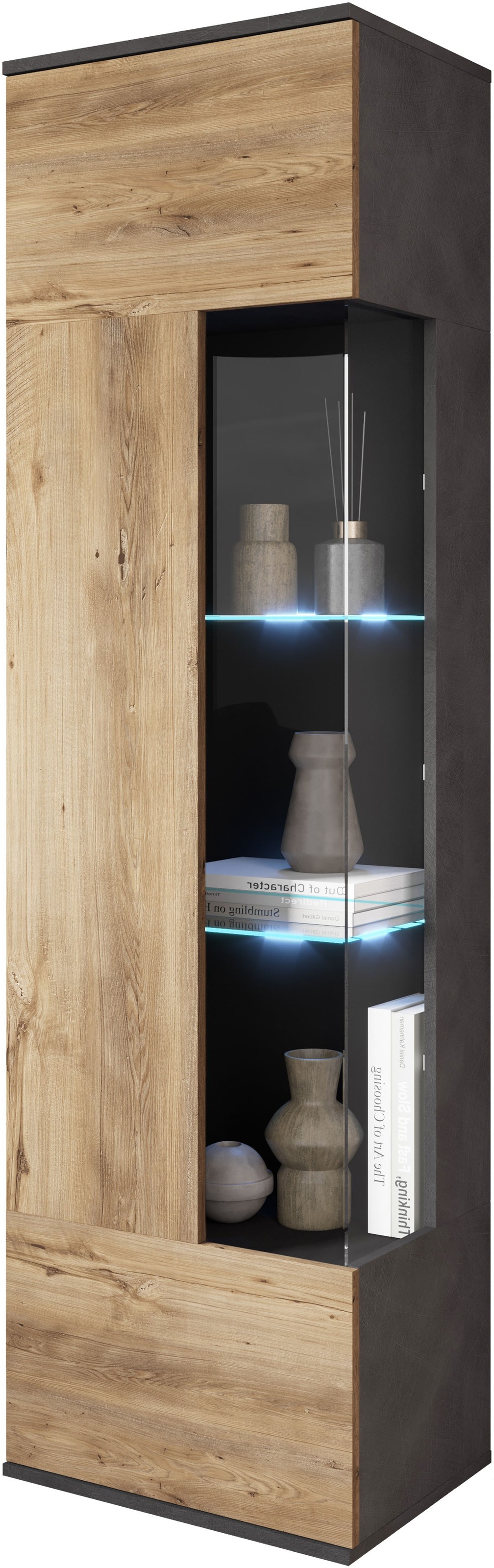 INOSIGN Vitrine "Kenia, stehend und hängend, Türanschlag wechselbar" 1 Stk. günstig online kaufen