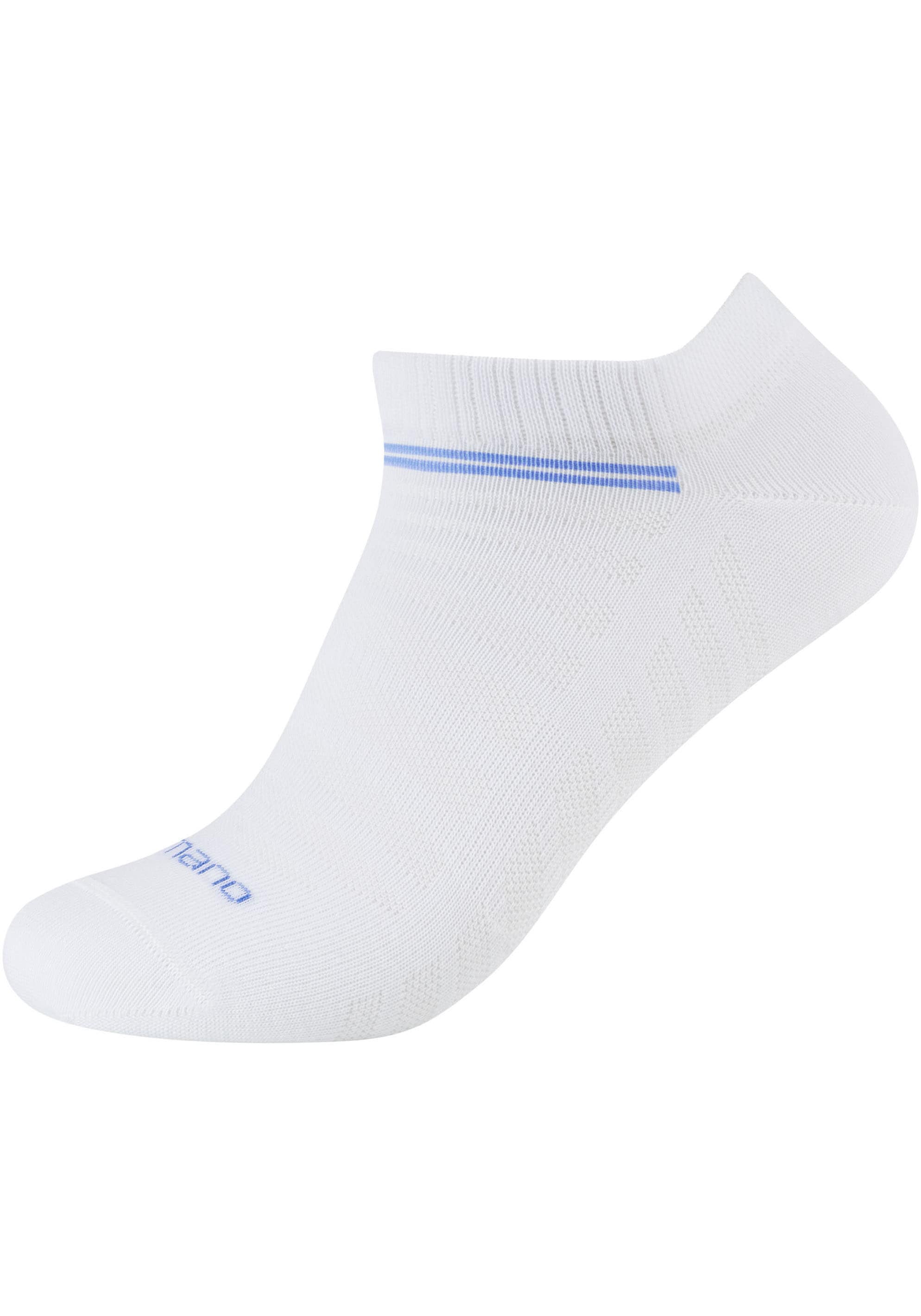 Camano Kurzsocken »mesh ventilation«, (10 Paar), mit modischen Streifenmustern