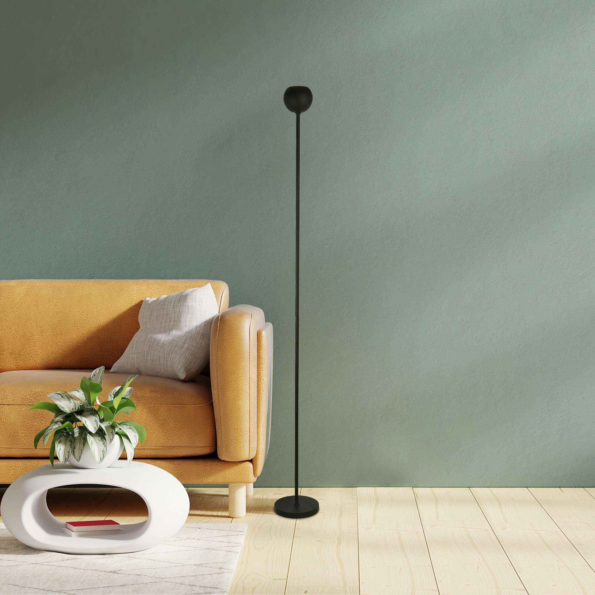 Searchlight Stehlampe »Eindhover Bodenlampe - Schwarzmetall« GU10 1 Stk.