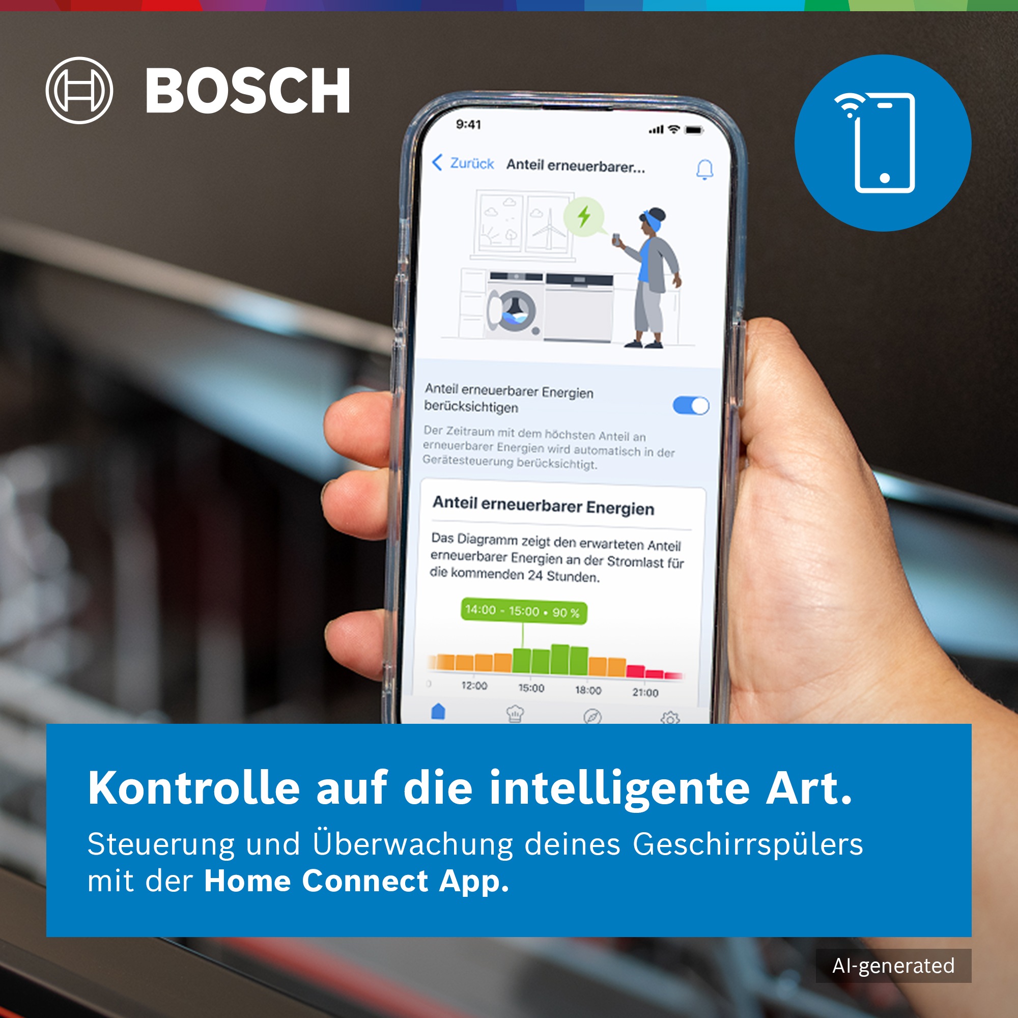 BOSCH Unterbaugeschirrspüler Serie 2 »SMU2HTS08E« 13 tlg. Maßgedecke Geräuschreduktion bis zu 30 Minuten dank Silence on demand