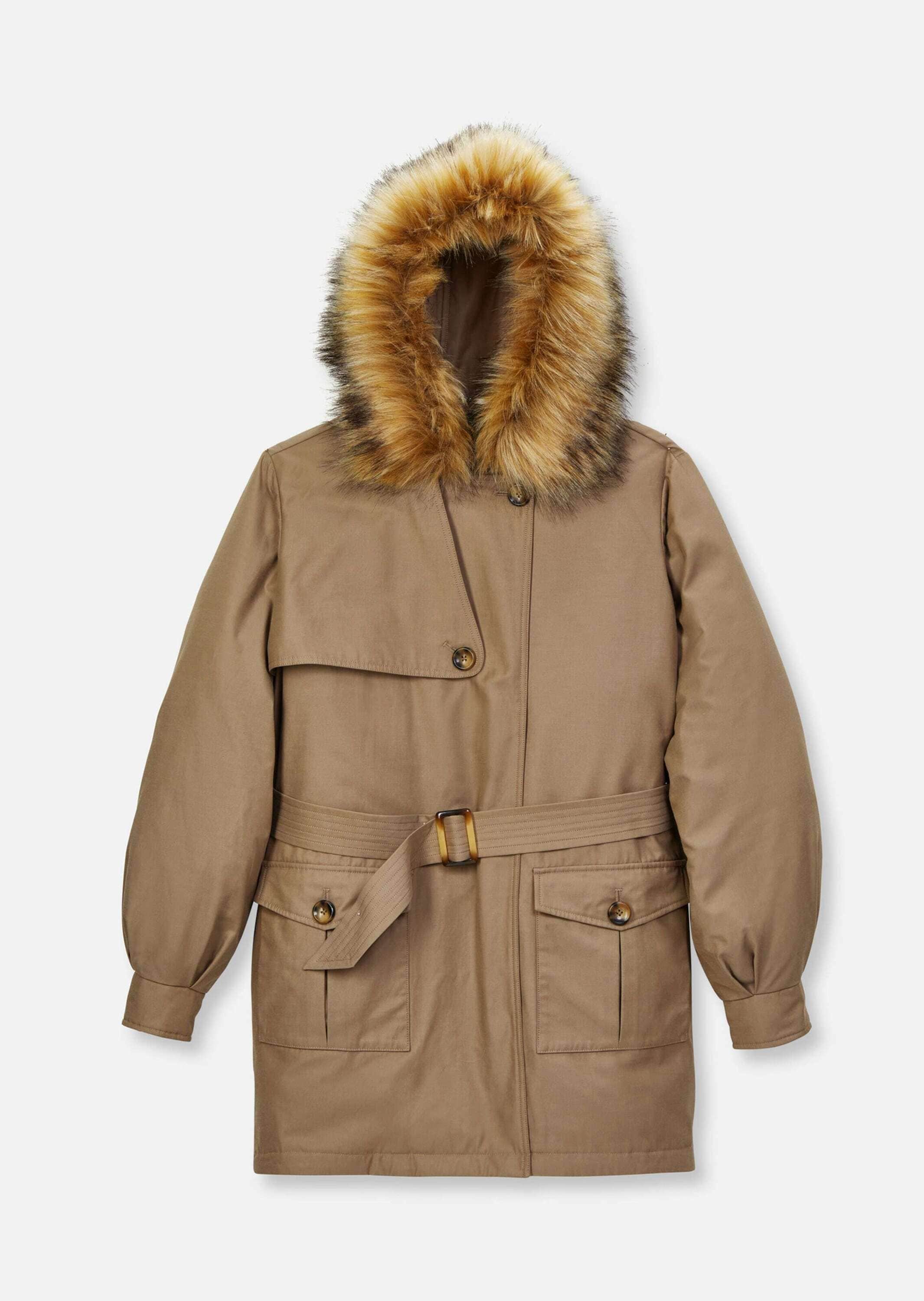 MADELEINE Parka "Parka Parka mit Kapuze und abnehmbarem Fake-Fur" günstig online kaufen