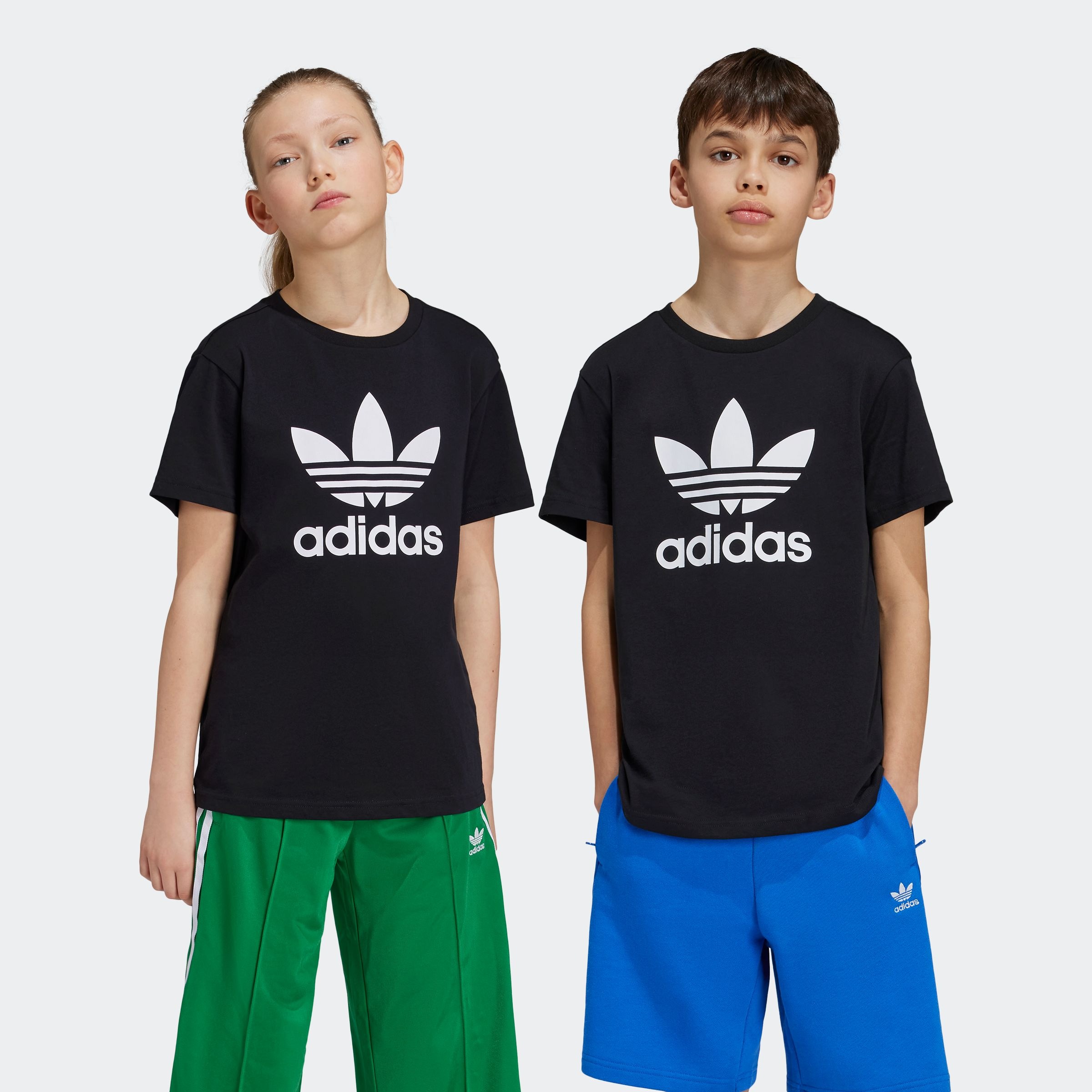 adidas Originals "TREFOIL TEE" für Kinder und Teens, sportlicher Stil, ohne Verschluss