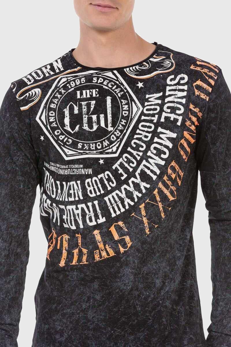 Cipo & Baxx T-Shirt »Sweatshirts«, mit angesagtem Print