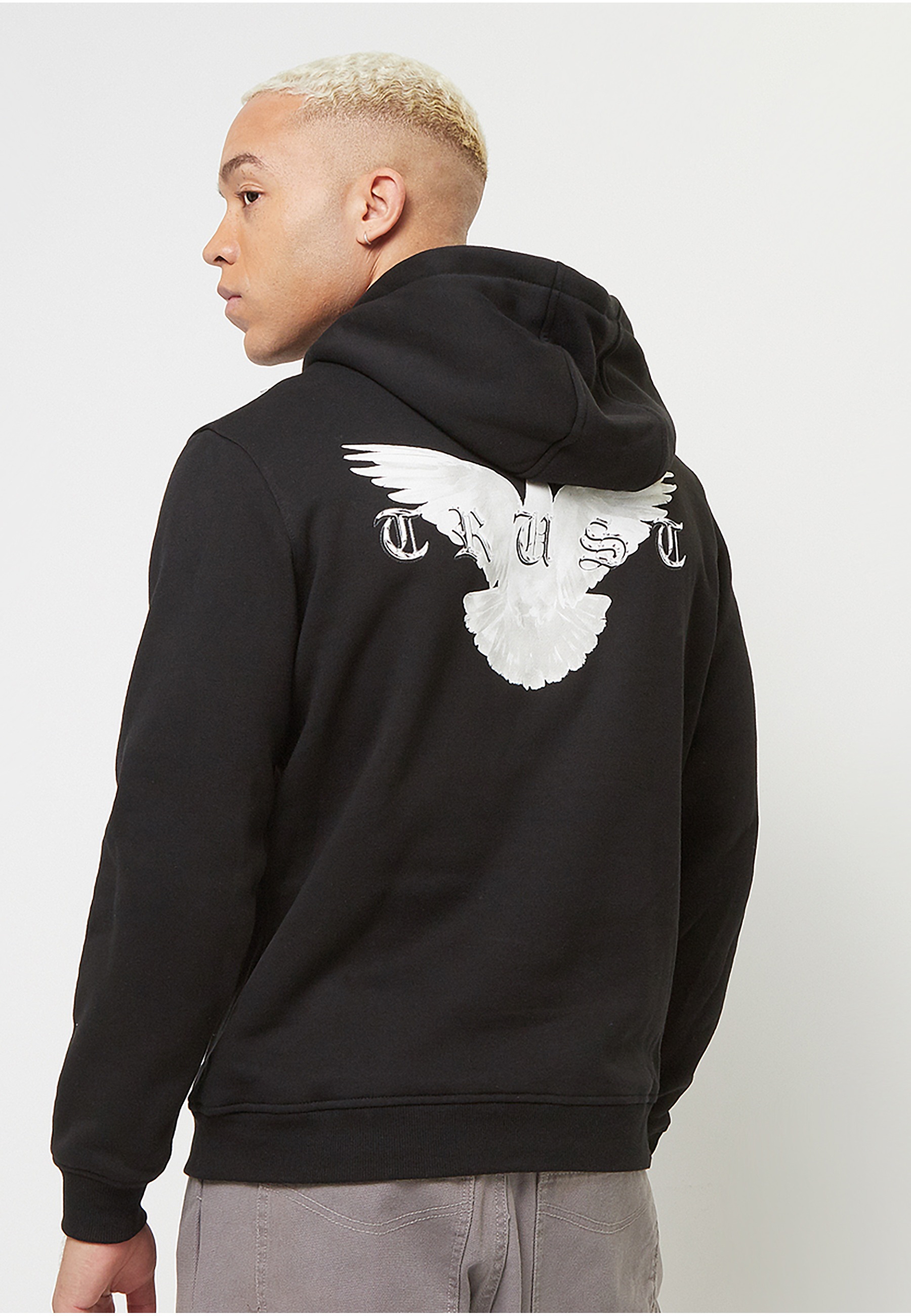 Mister Tee Trust Dove Kapuzenpulli Schwarz XL 3