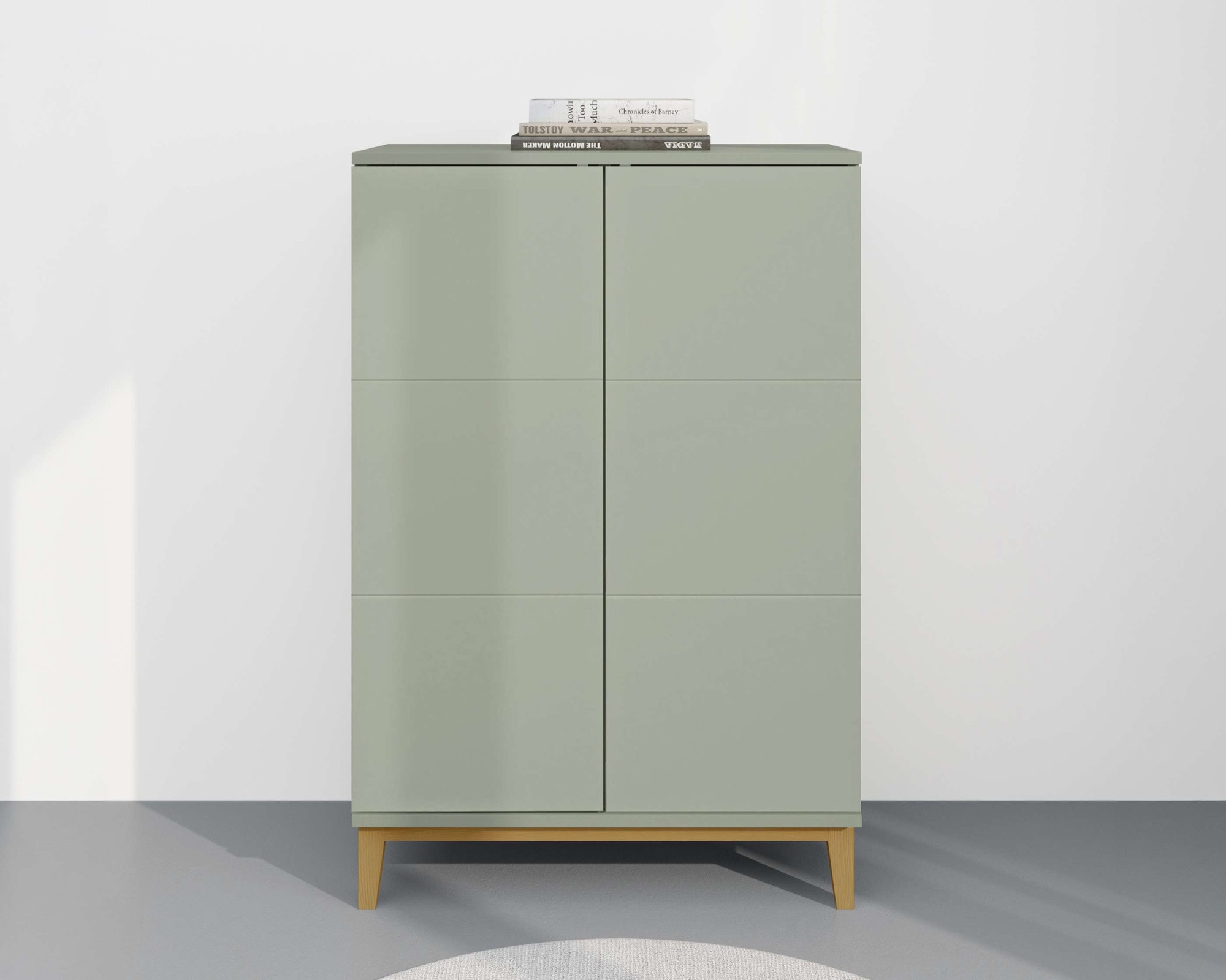 OTTO home Highboard "Maryd" 1 Stk. tlg. Hochkommode mit Untergestell in Holzoptik
