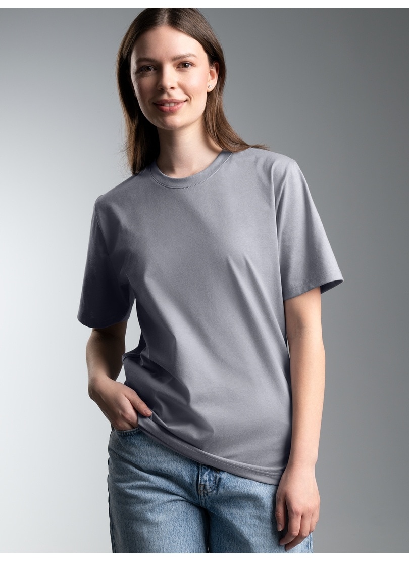 Trigema T-Shirt "TRIGEMA T-Shirt DELUXE Baumwolle" 1 Stk.