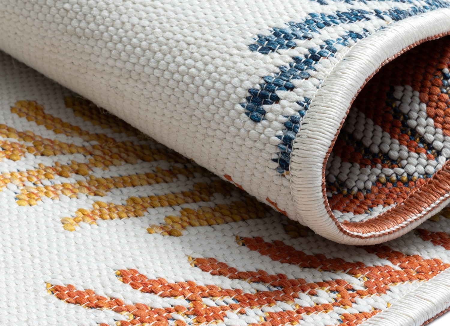 Myflair Möbel & Accessoires Teppich »Johanna Lagerräumung«, rechteckig, 6 mm Höhe, Wendeteppich, Blätter Motiv, Outdoor geeignet, Balkon, Terrasse
