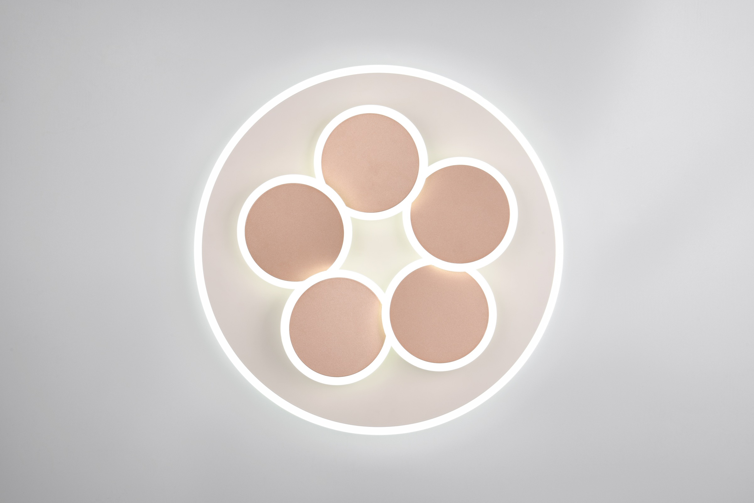 TRIO Leuchten LED Deckenleuchte »MANDALA, LED Deckenlampe mit Fernbedienung, dimmbar CCT Nachtlicht«, 1 flammig, Leuchtmittel LED-Board | LED fest integriert, Memory- und Timerfunktion 4200 Lumen warm- bis kaltweiß 2700-6500K 35W