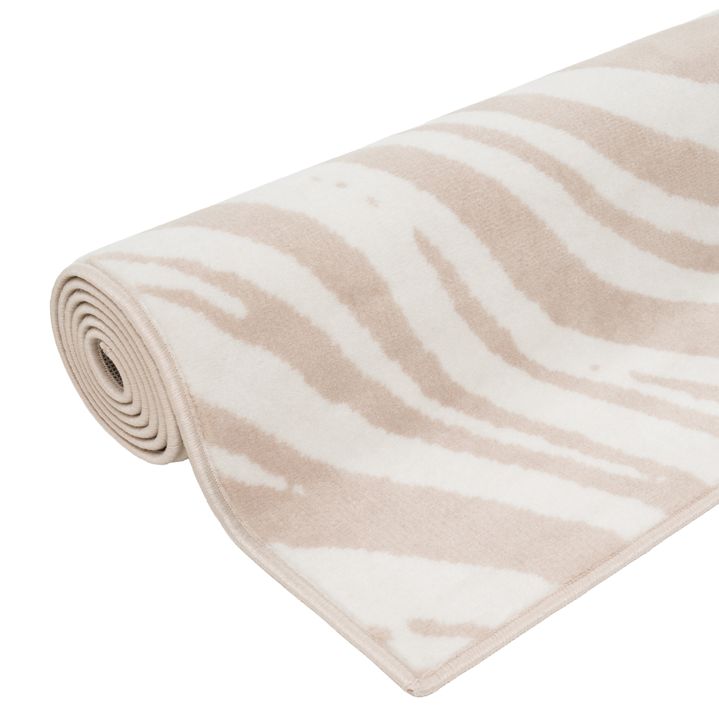 OTTO home Teppich »Liaa in Wellen Design, softer Kurzflor,«, rechteckig, 7 mm Höhe, 3D-Optik, Scandi-Look, Wohnzimmer, Esszimmer, Schlafzimmer