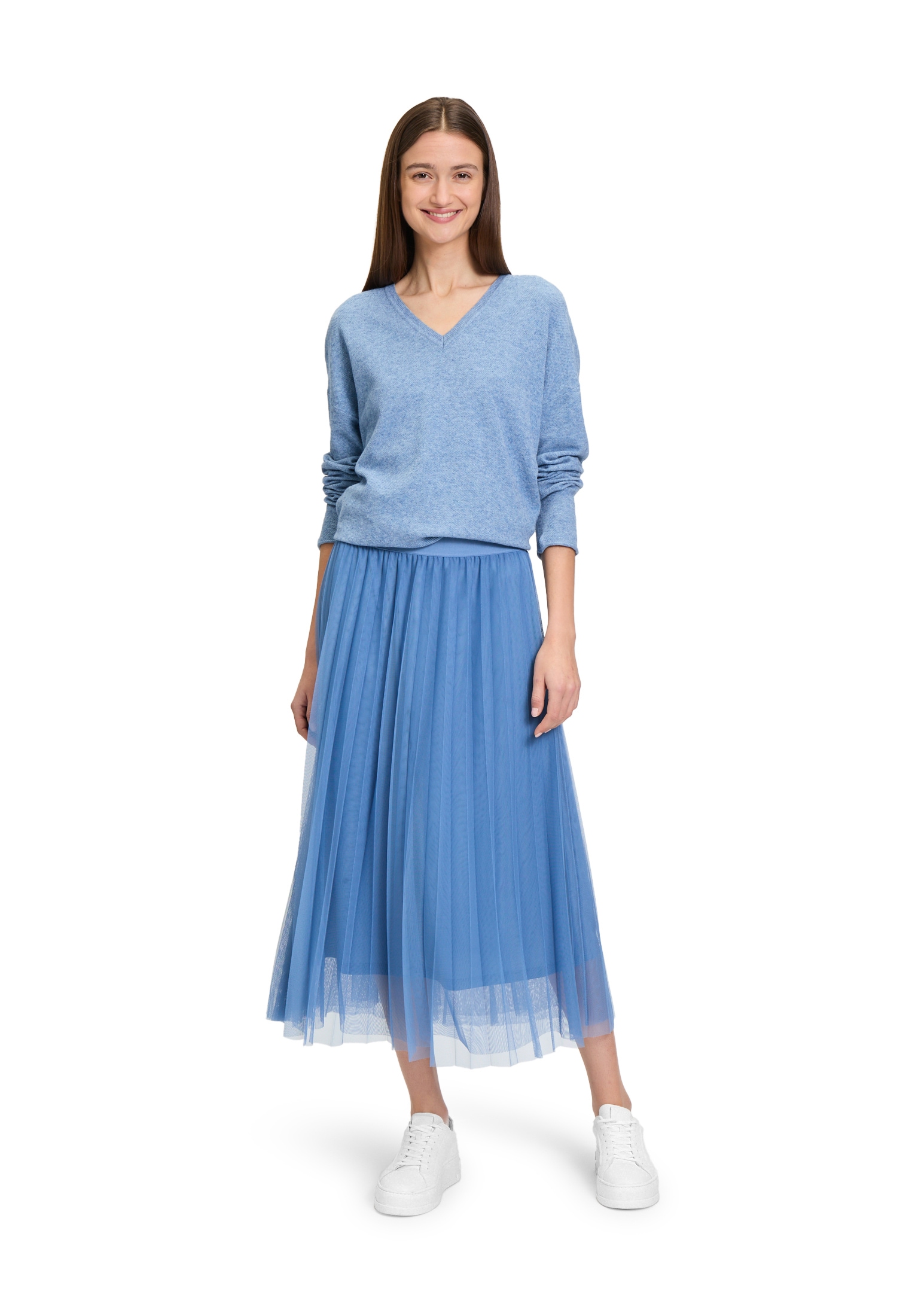Betty&Co Midirock »Betty & Co Midirock mit Plissee«, Plissee