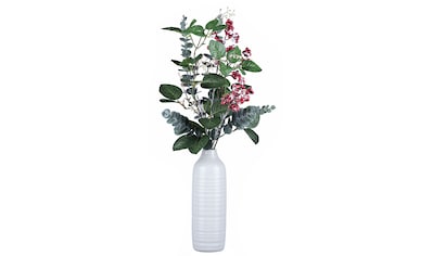 Creativ deco Dekovase, (Set, 2 St., 1 Vase, 1 Bouquet), mit natürlich wirkendem... kaufen