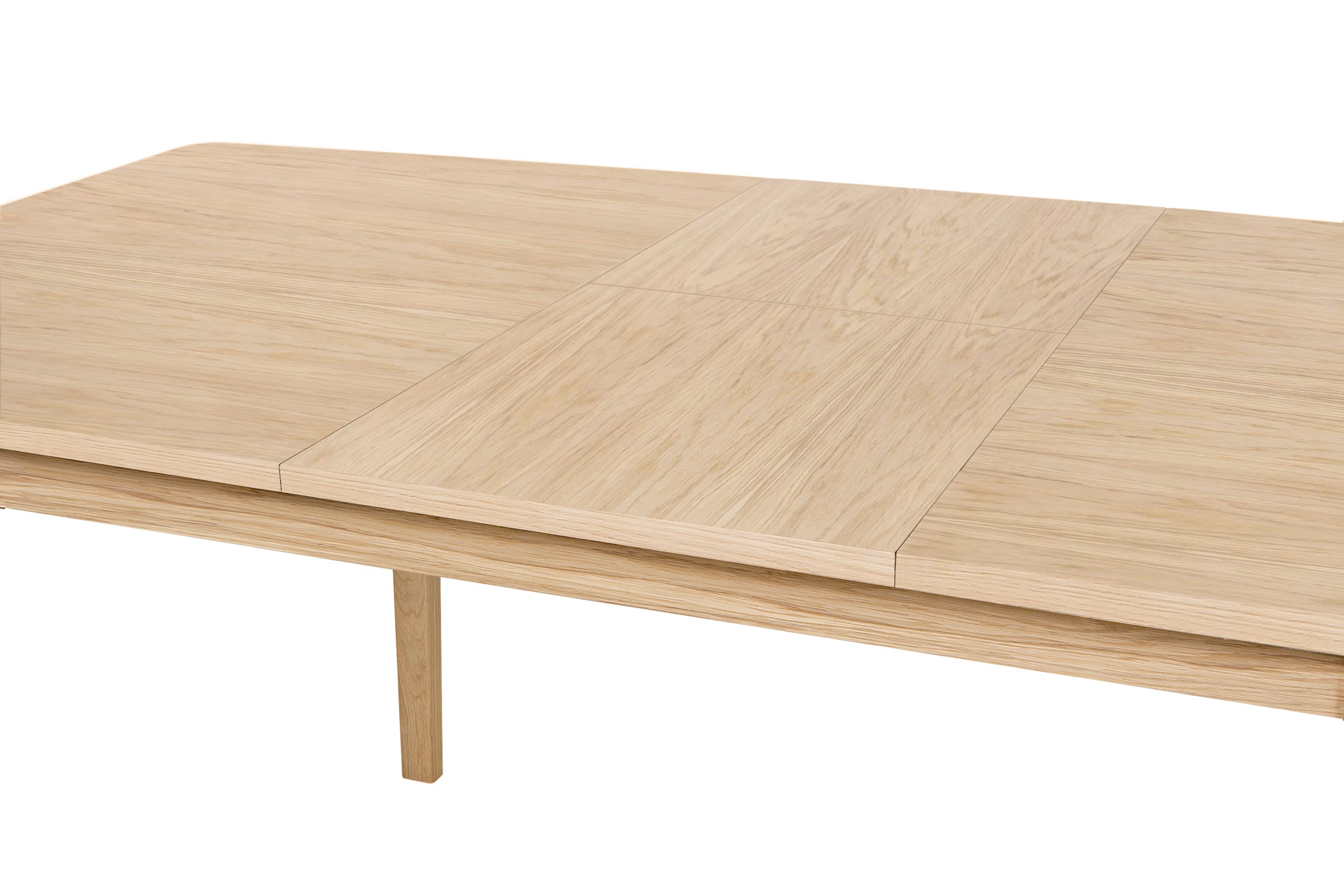 andas Esstisch, Holzfurnier aus Eiche