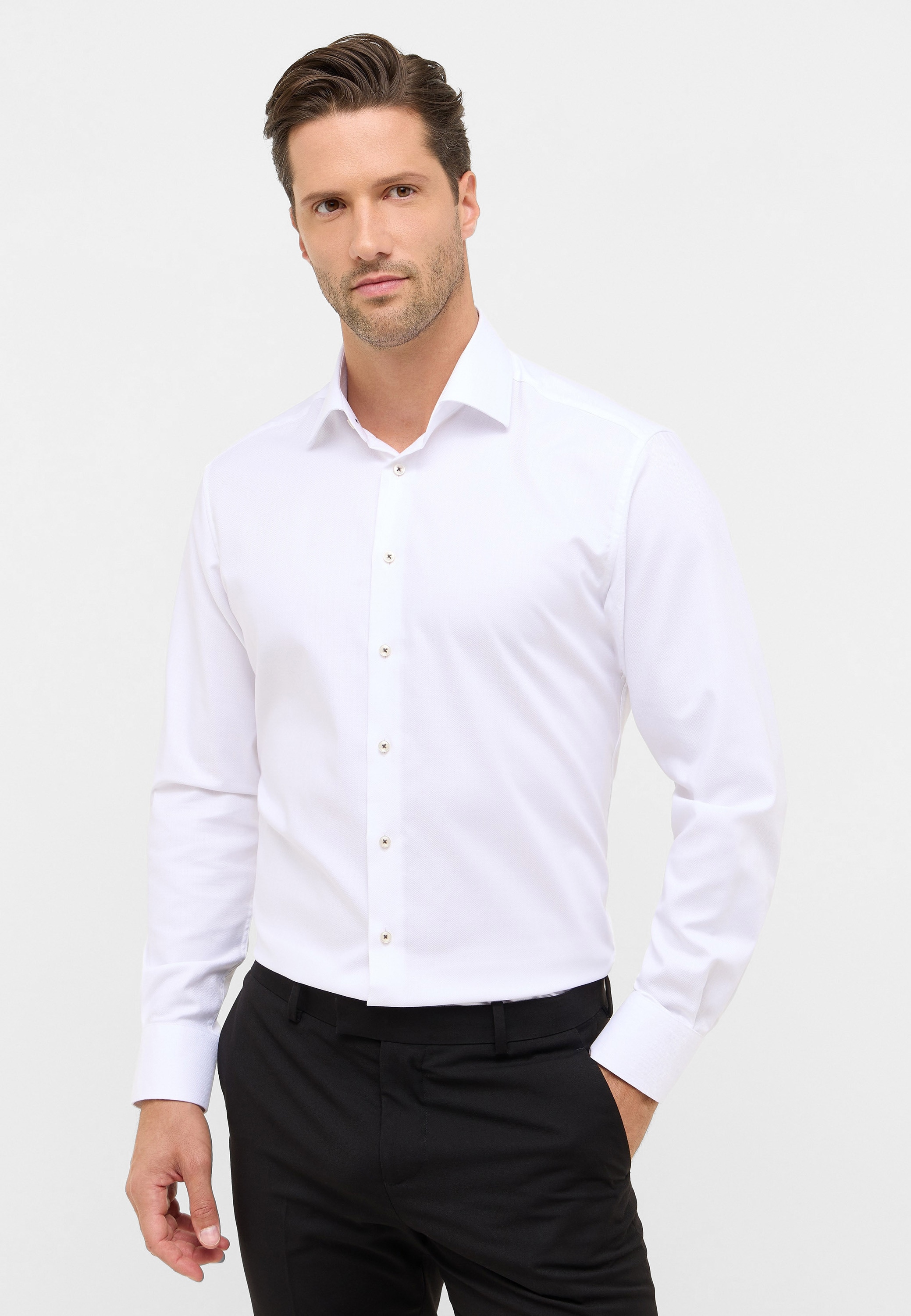 Eterna Langarmhemd "MODERN FIT", NON IRON (bügelfrei) günstig online kaufen