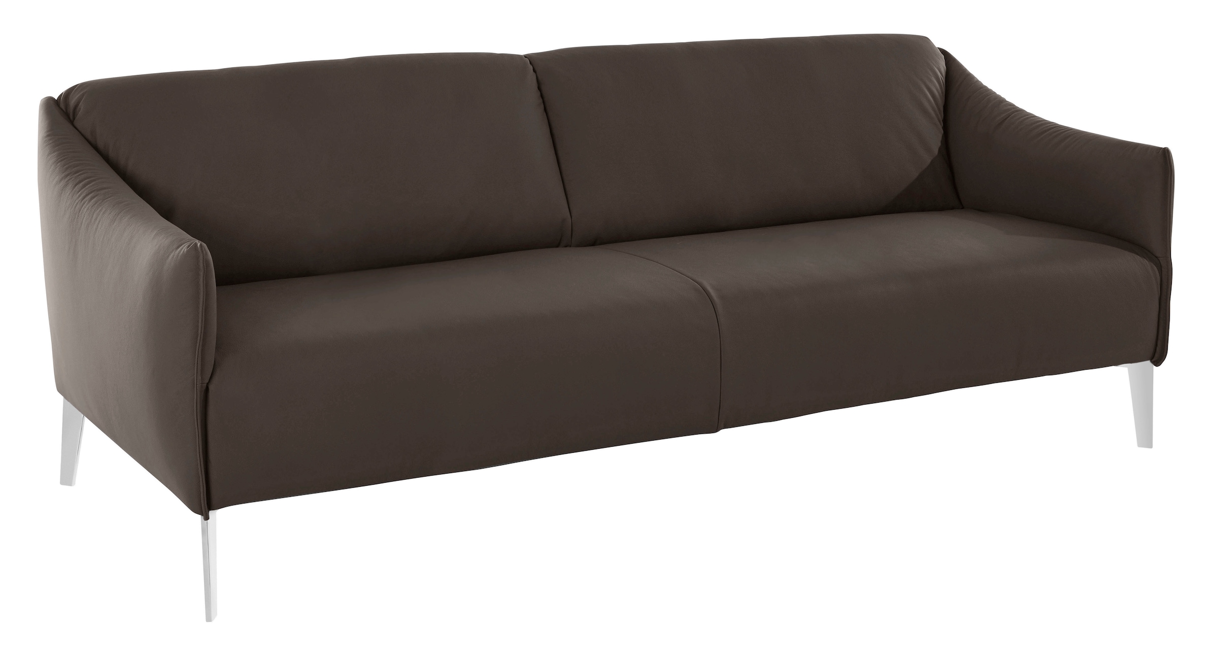 W.SCHILLIG 2,5-Sitzer »sally«, mit Metall-Winkelfüßen in Chrom glänzend, Breite 194 cm