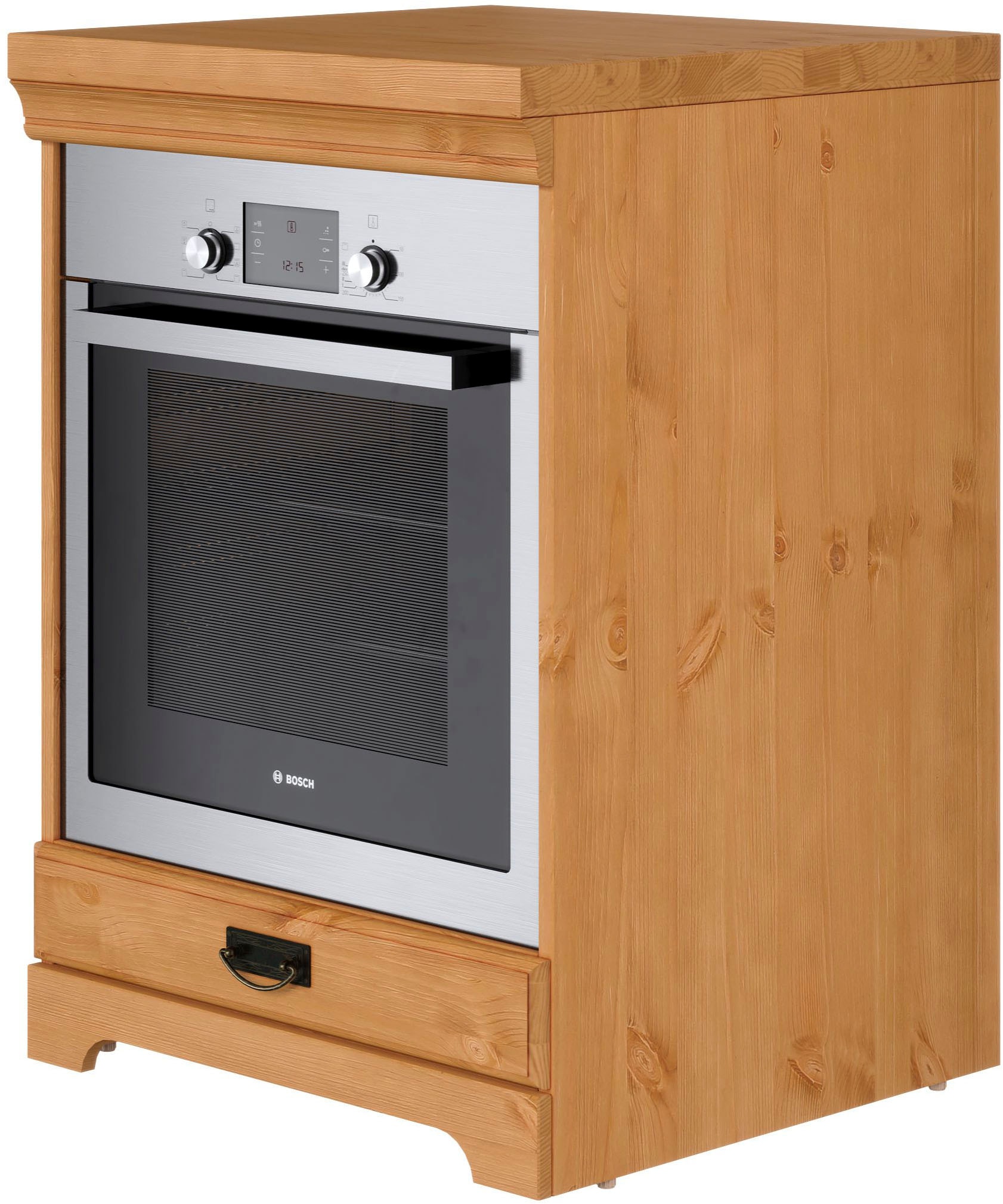 Home affaire Herdumbauschrank "Rügen", Breite 60 cm, Kiefer massiv, Nischen günstig online kaufen