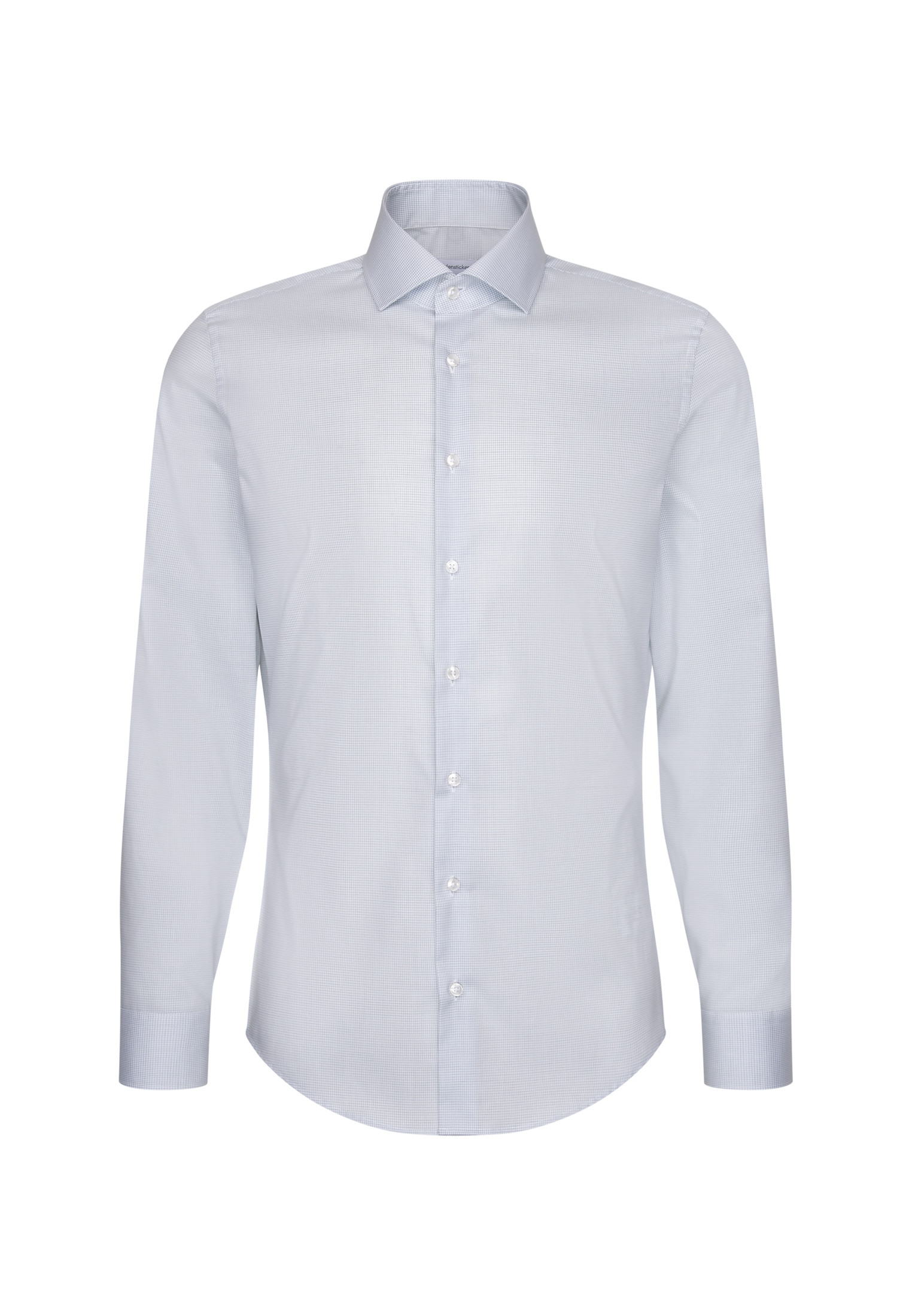 seidensticker Businesshemd "Schwarze Rose" Slim 1/1 Kentkragen Karo günstig online kaufen