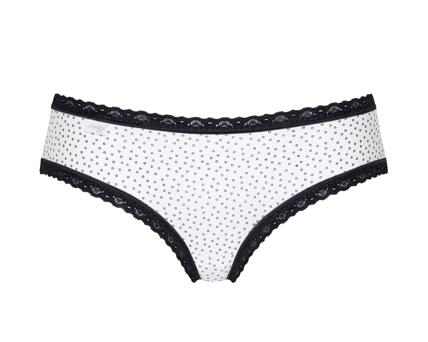 sloggi Panty »24/7 Weekend Hipster C3P«, (Packung, 3 St.), mit zarter Spitzeneinfassung