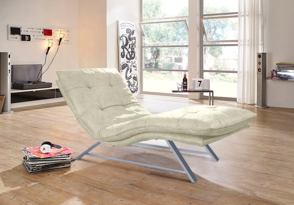 W.SCHILLIG Relaxliege "daily dreams" in Waffelkissen-Optik, wahlweise mit M günstig online kaufen